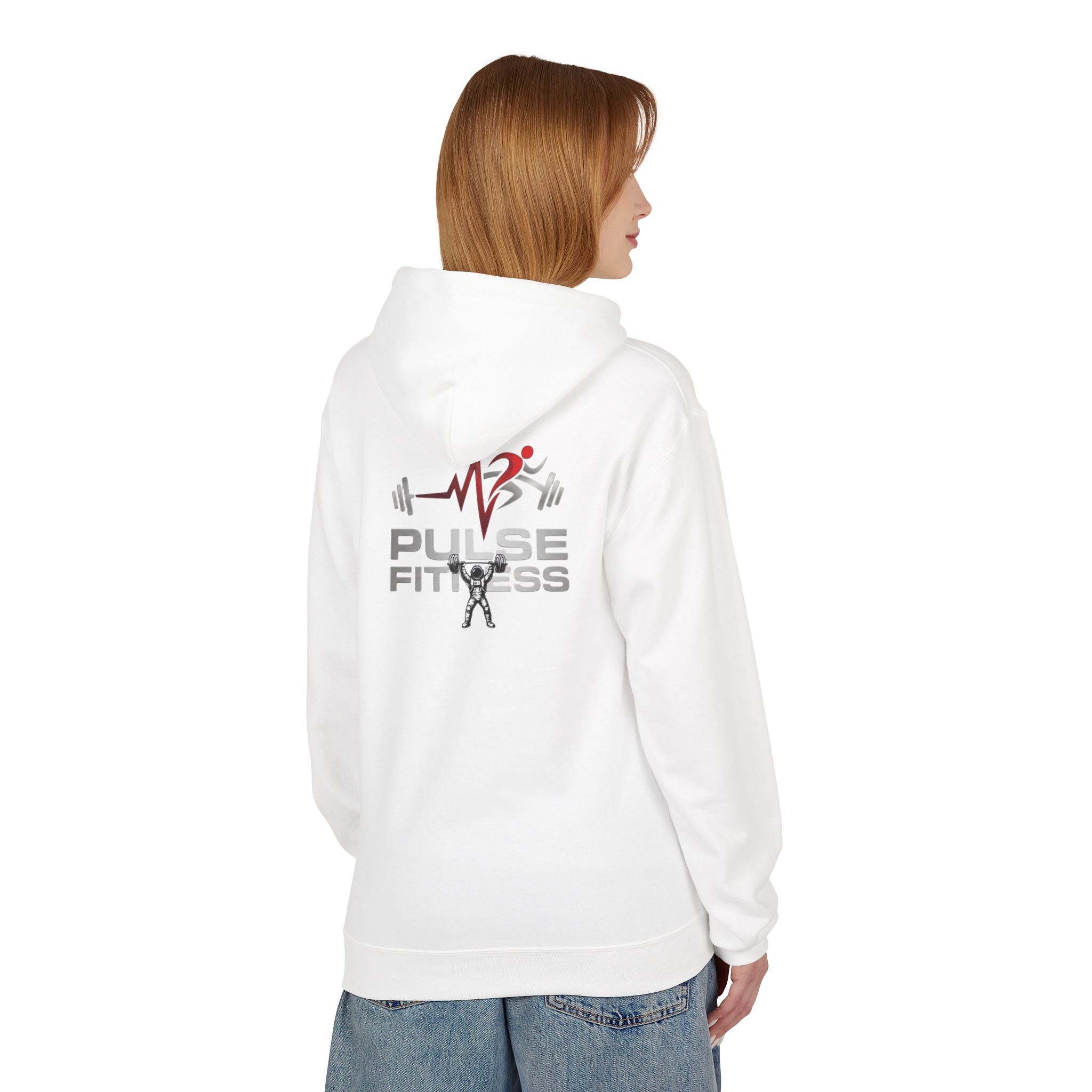 Pulse Fitness Hoodie — Weightlifting Gym Logo Sweatshirt