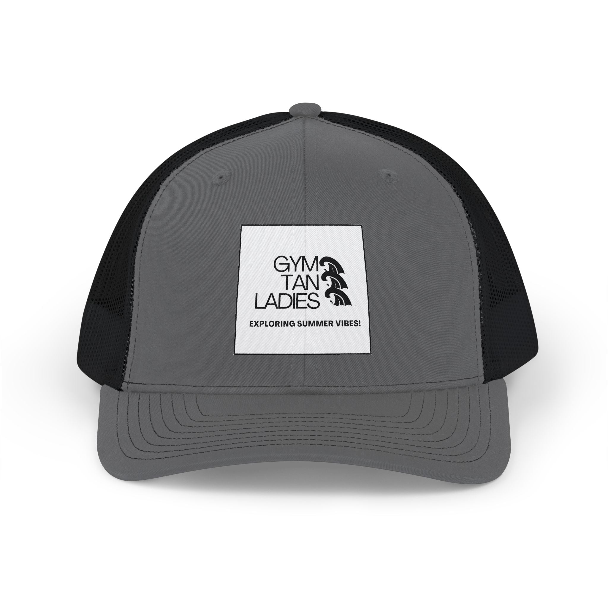 Gym Tan Ladies Snapback Trucker Hat — Retro Beach Vibes Cap