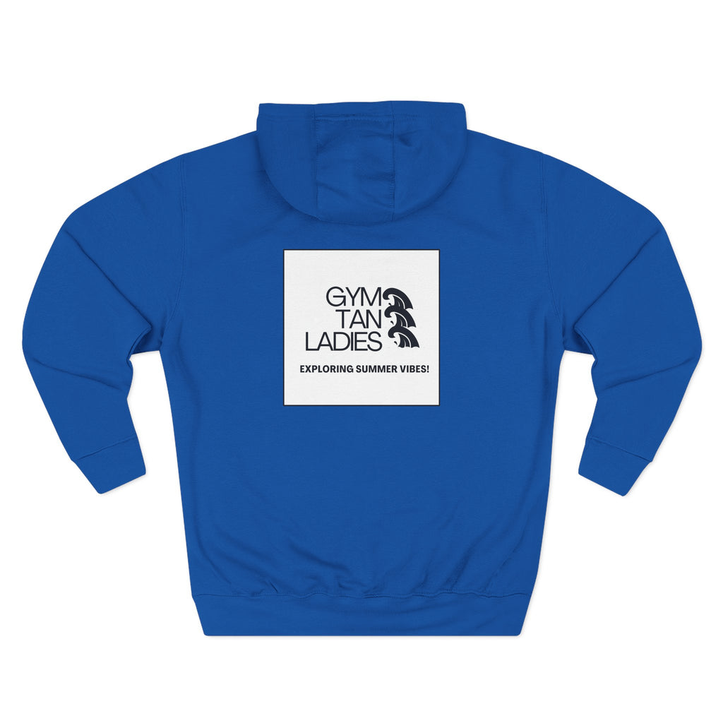 Gym Tan Ladies Hoodie — 'Exploring Summer Vibes' Graphic Pullover