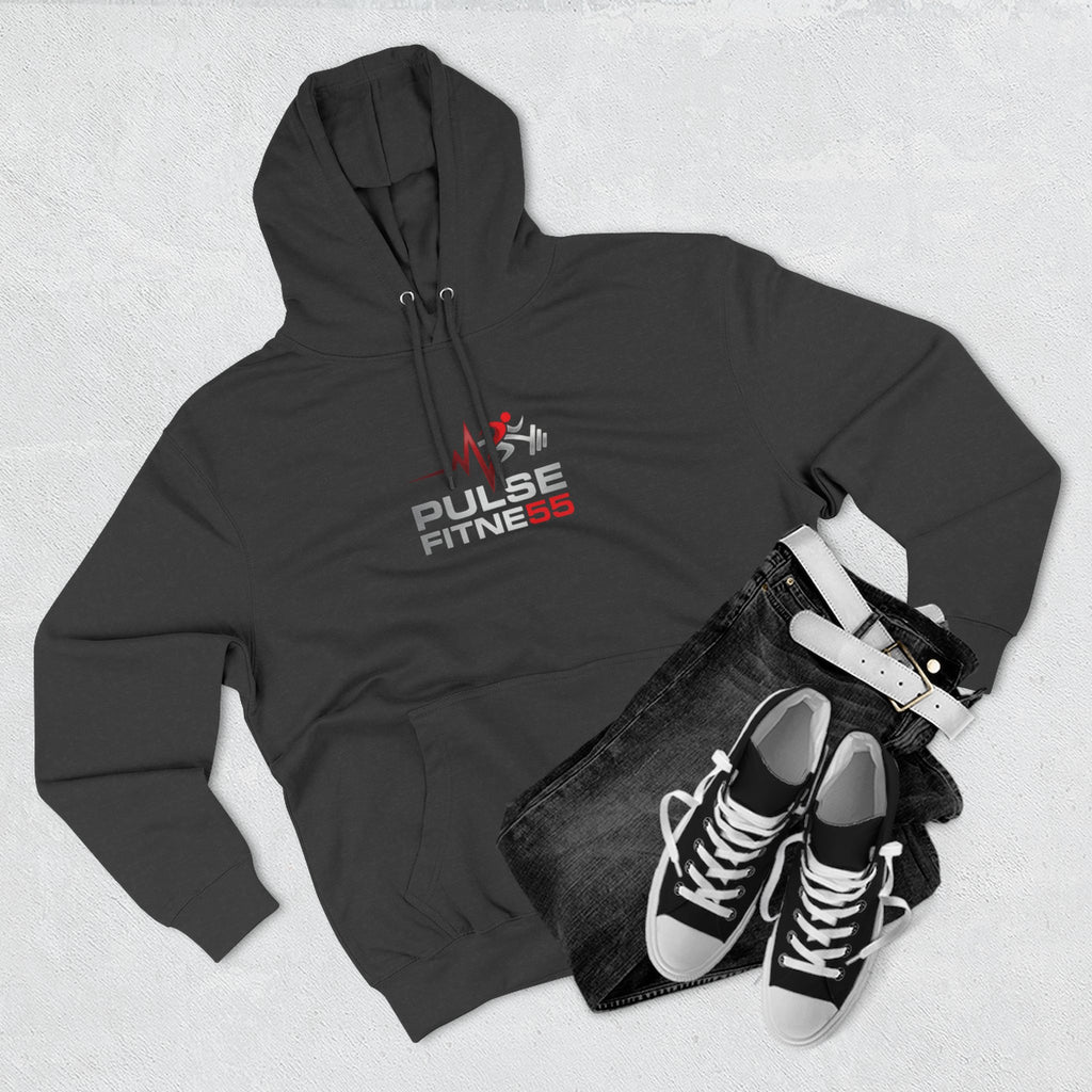 Sudadera con capucha Pulse Fitness 55 - Sudadera polar con logo de gimnasio