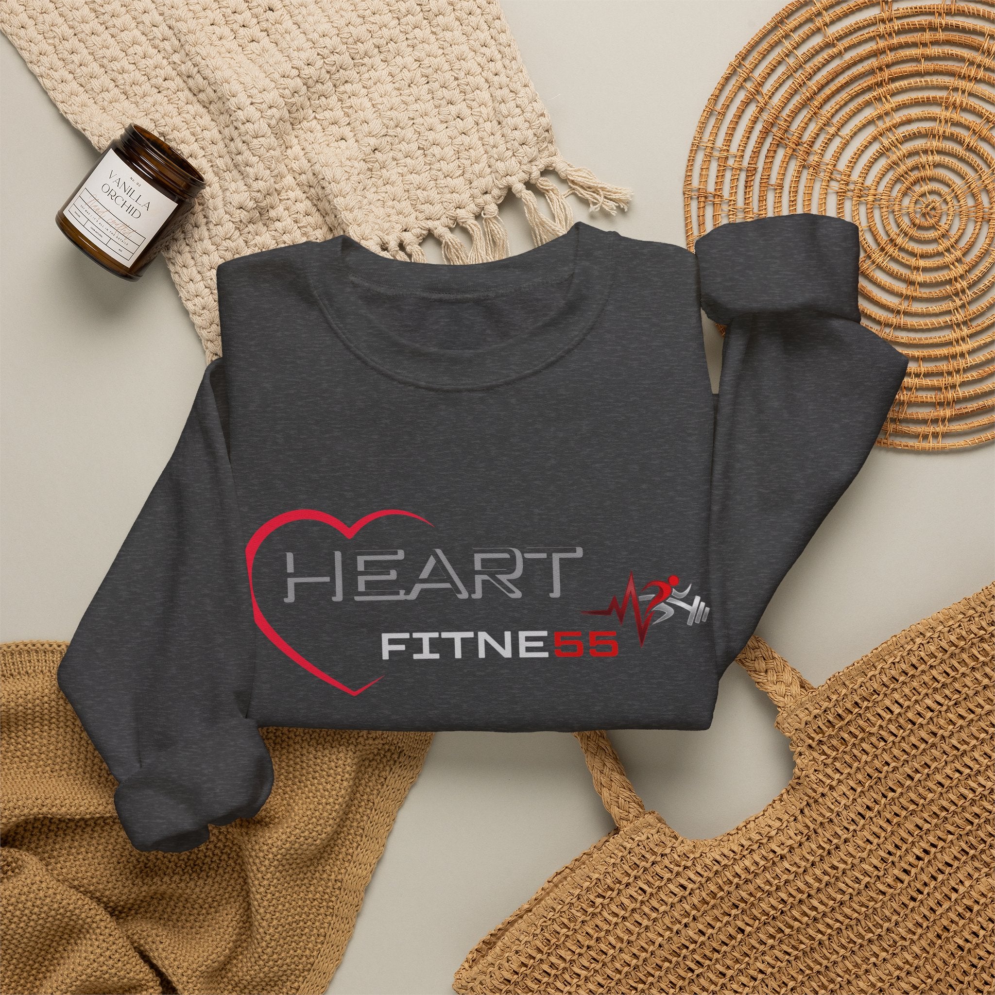 Women's (Heart Fitne55) Heavy Blend™ Crewneck Sweatshirt