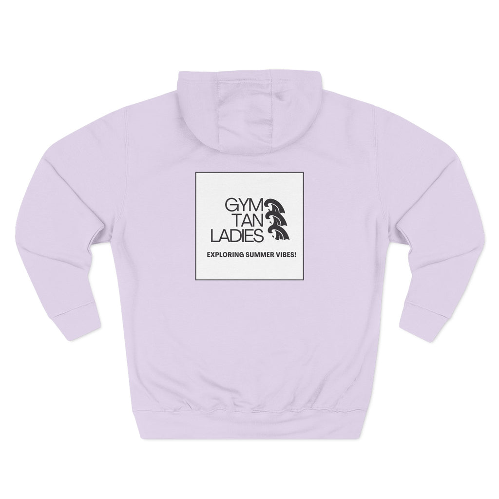 Gym Tan Ladies Hoodie — 'Exploring Summer Vibes' Graphic Pullover