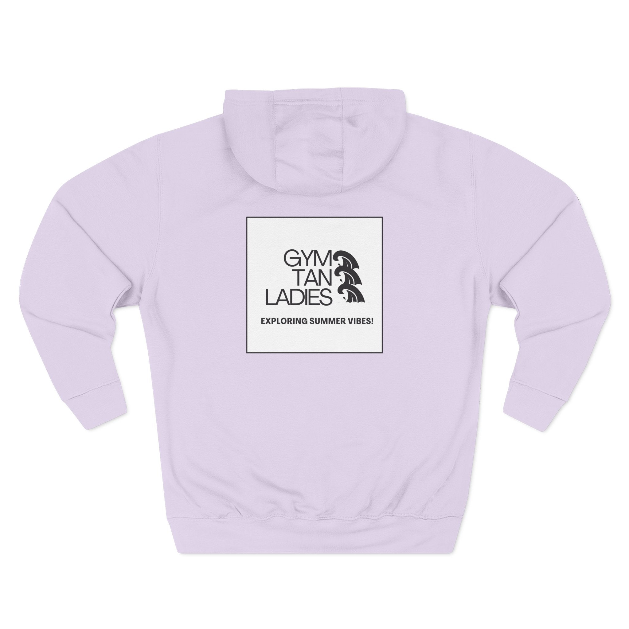 Gym Tan Ladies Hoodie — 'Exploring Summer Vibes' Graphic Pullover