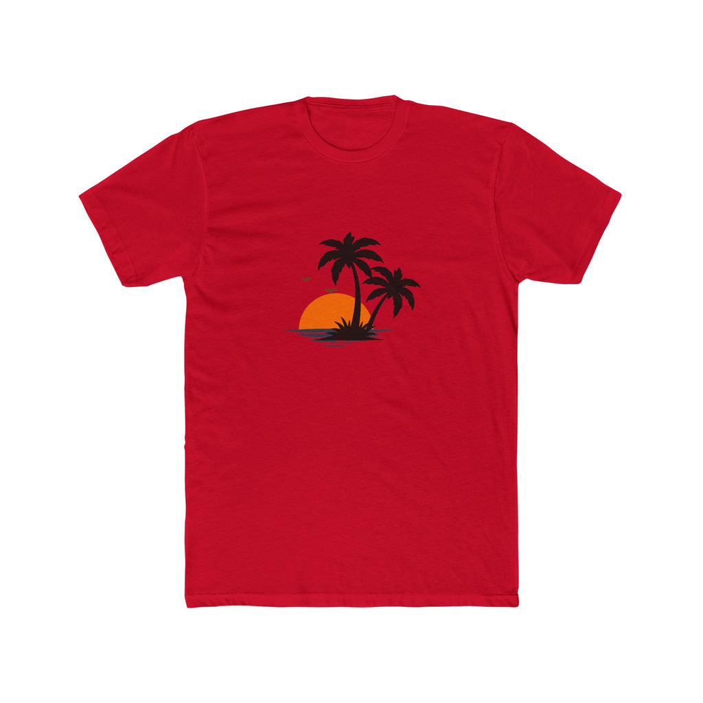 Mens Summer vibe Cotton Crew Tee