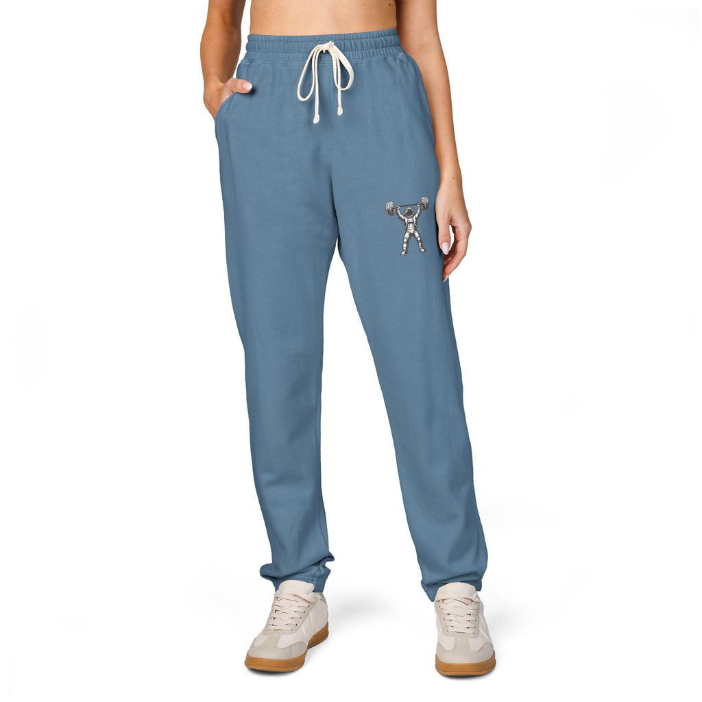 Skull Crossbones Joggers – Garment-Dyed Fleece Sweatpants