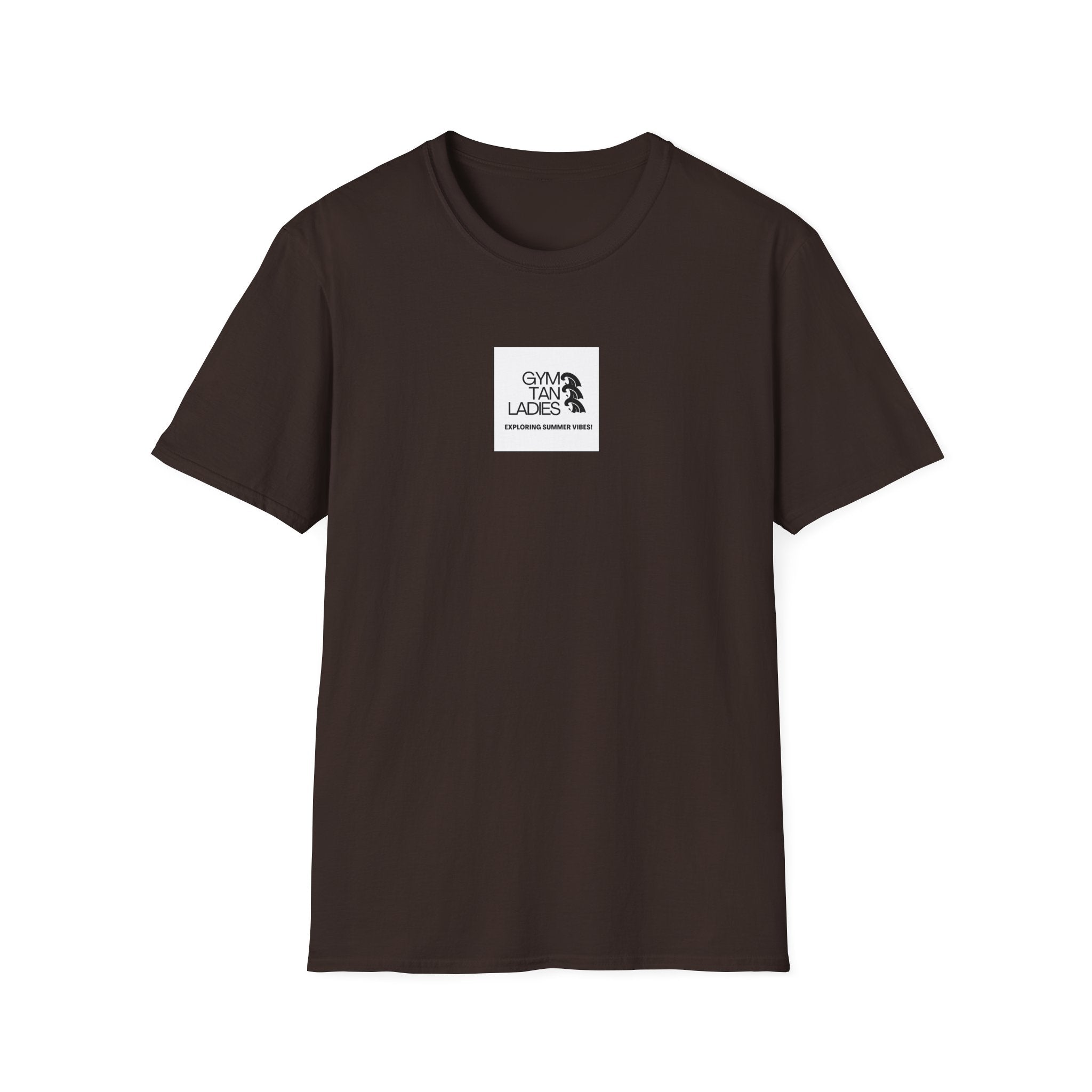 Womens Gym Tan T-Shirt Graphic Tee