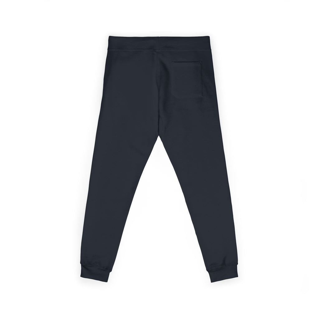 Embroidered Minimalist White Fleece Sweatpants — Cozy Everyday Joggers