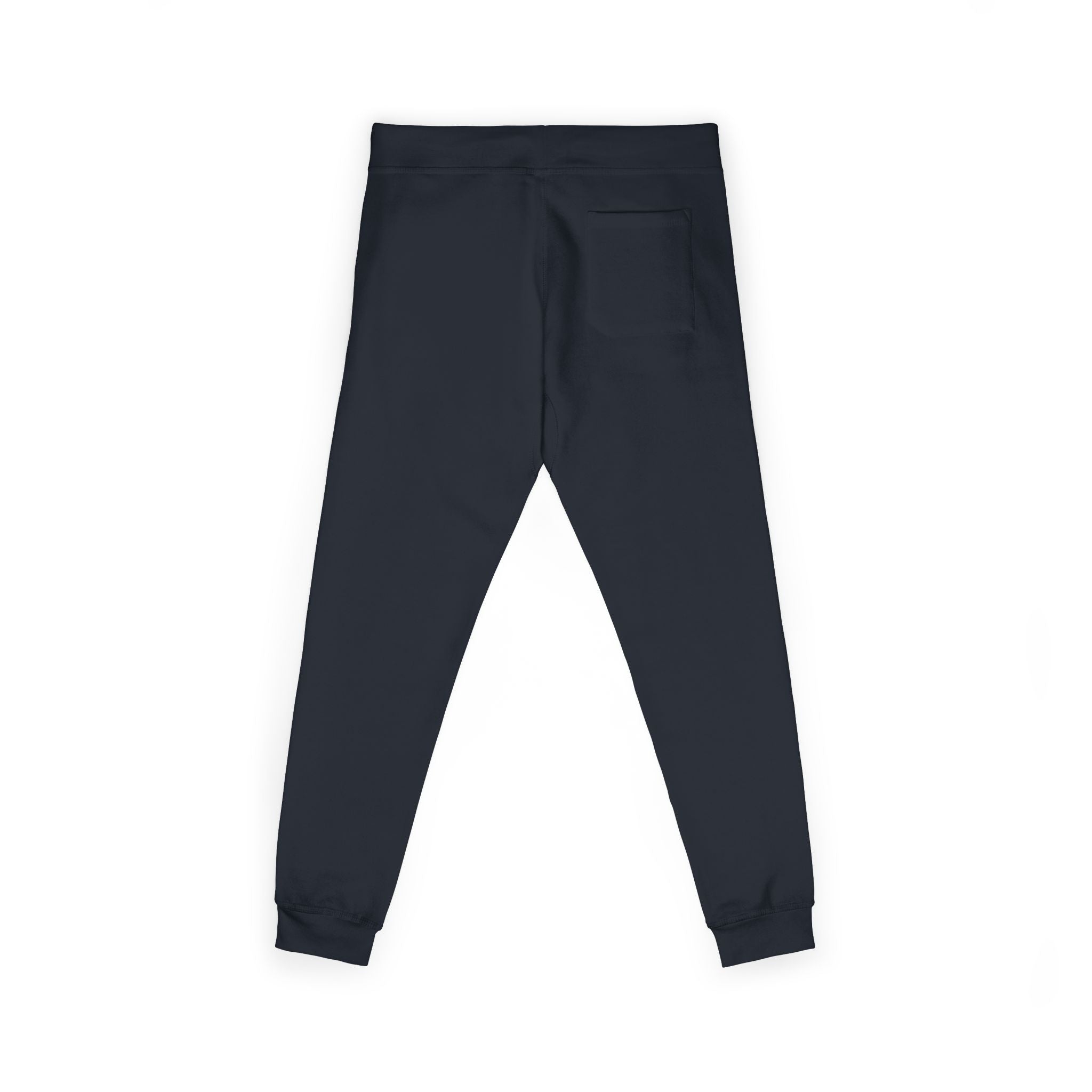 Embroidered Minimalist White Fleece Sweatpants — Cozy Everyday Joggers