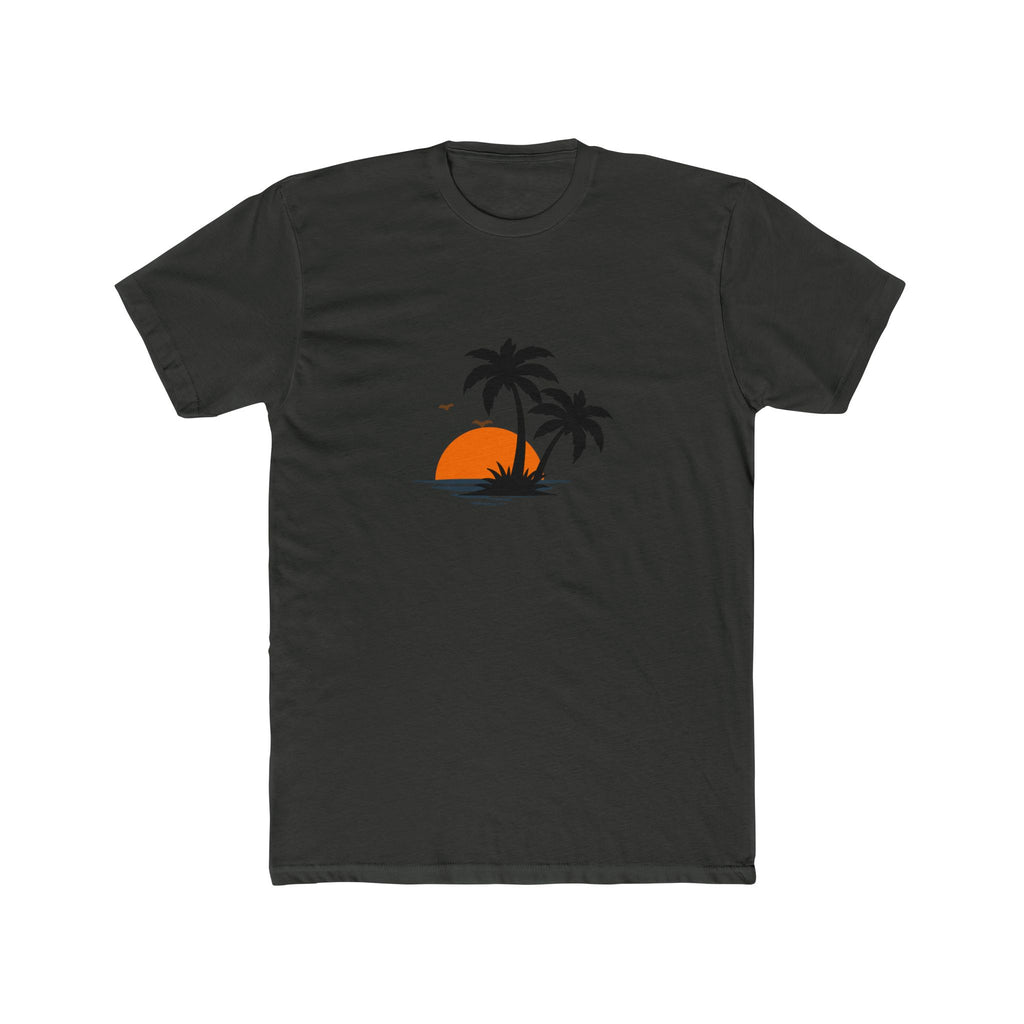 Mens Summer vibe Cotton Crew Tee