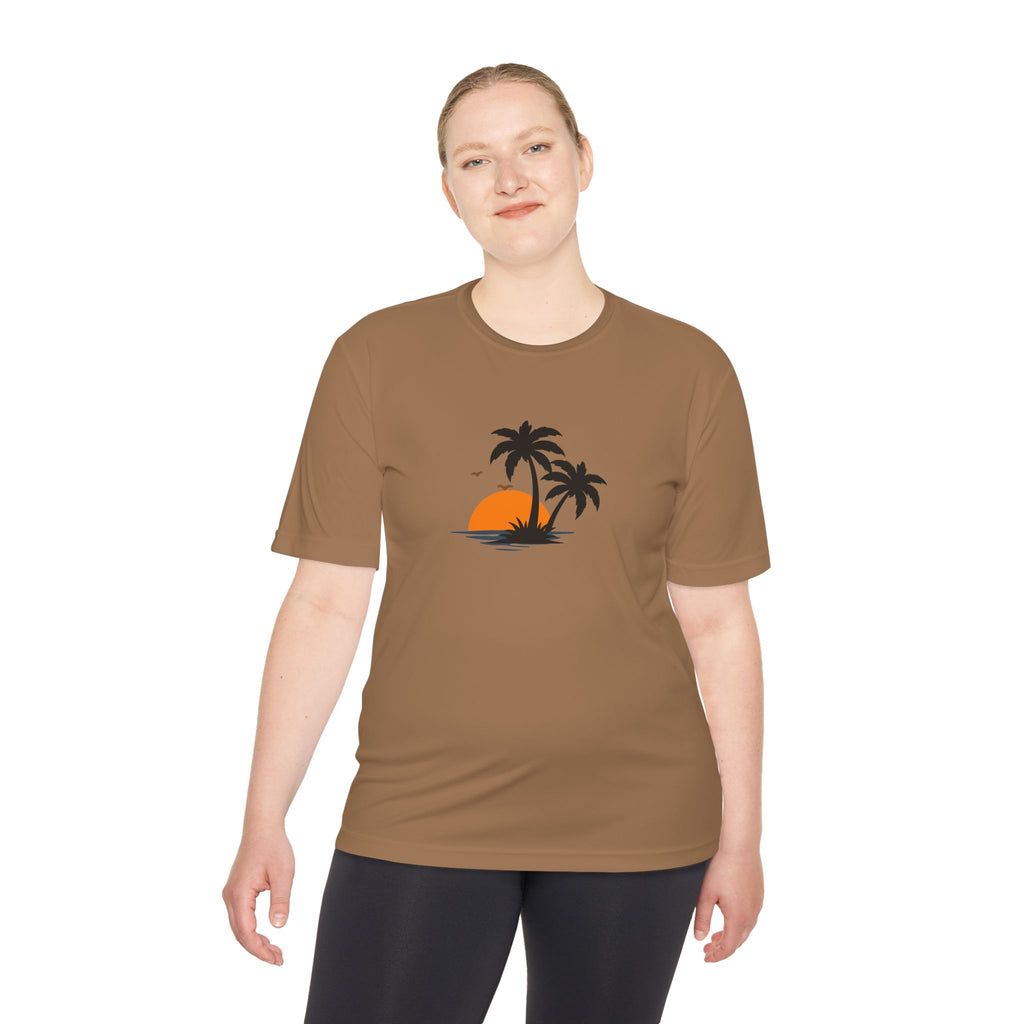 Summer Vibes Palm Tee — "Exploring Summer Vibes" Moisture-Wicking Shirt
