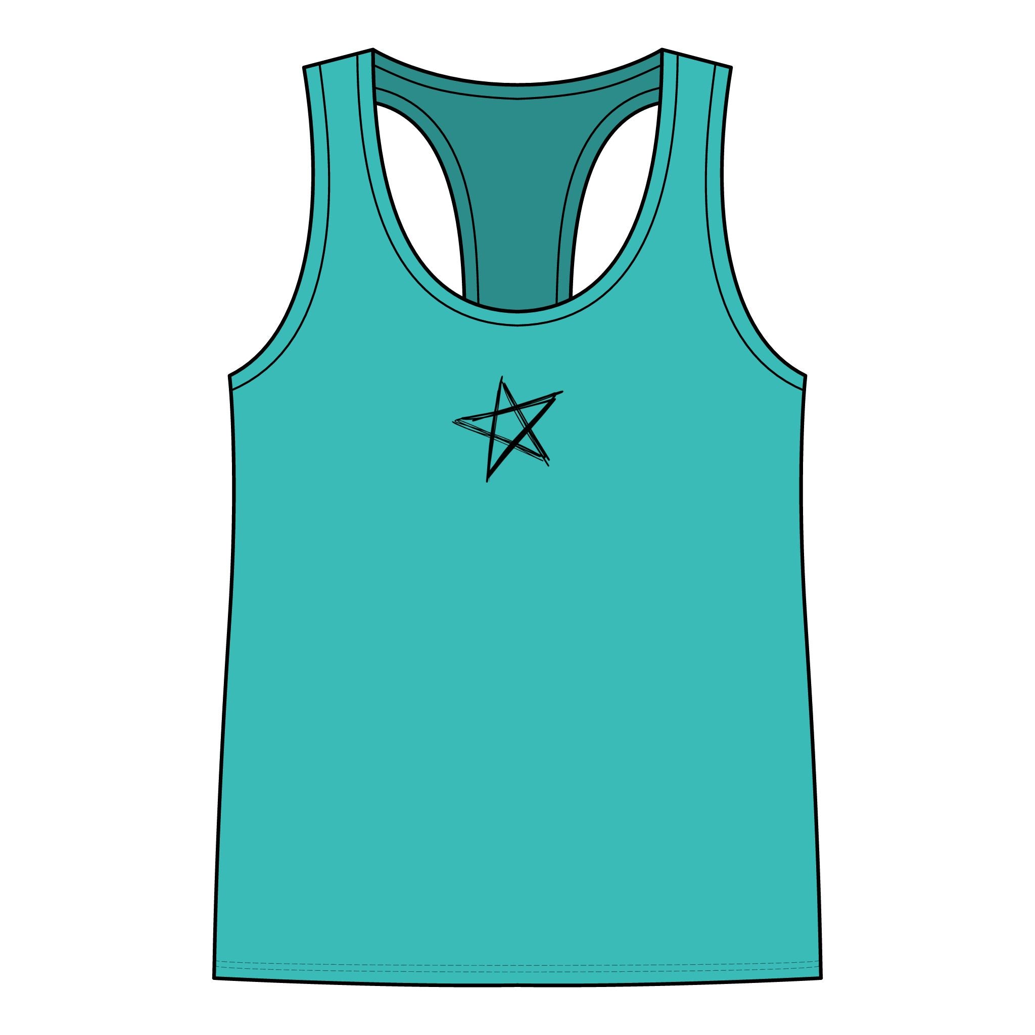 Women's Jersey Racerback Tank