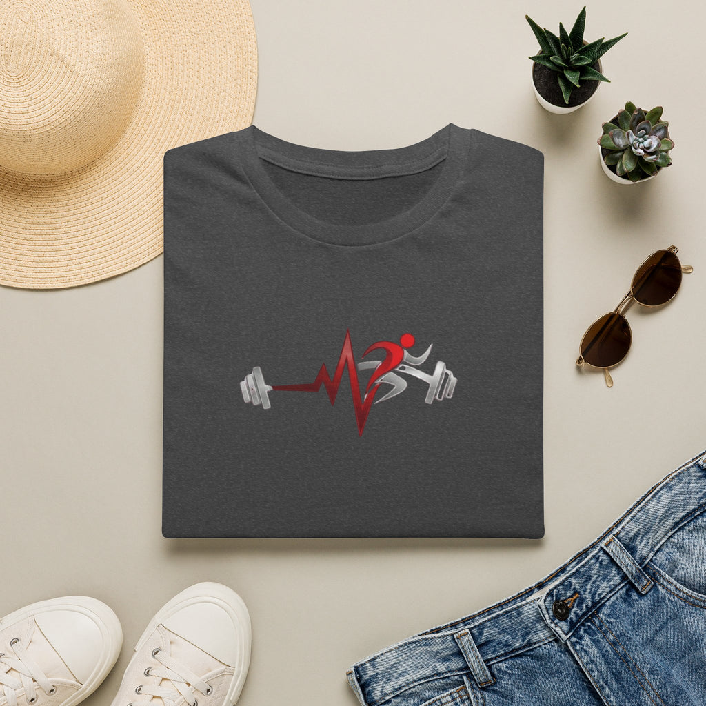 Camiseta Latido Fitness — Corredor & Barra Pulsación Gimnasio