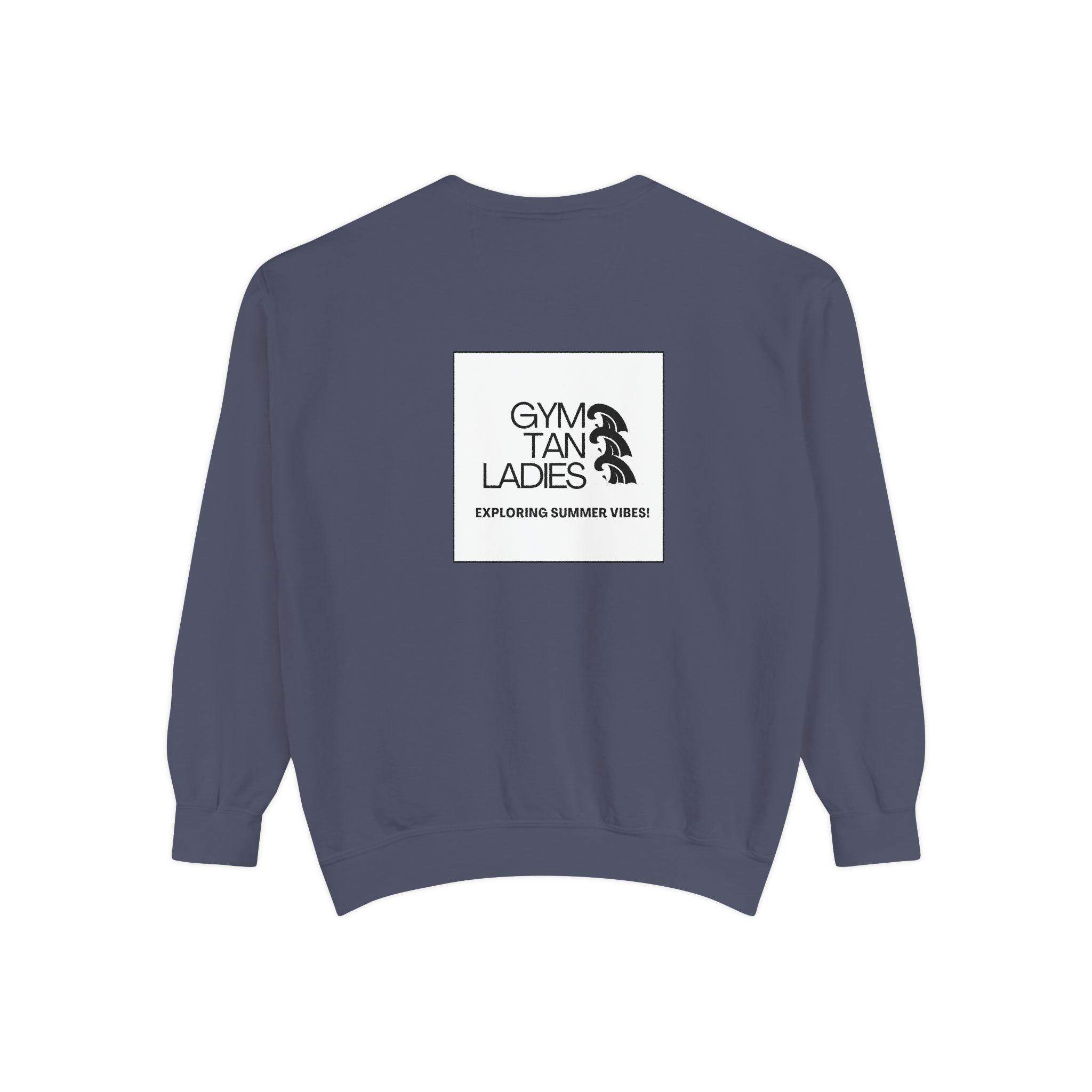 Mens Gym Tan Sweatshirt Logo Crewneck