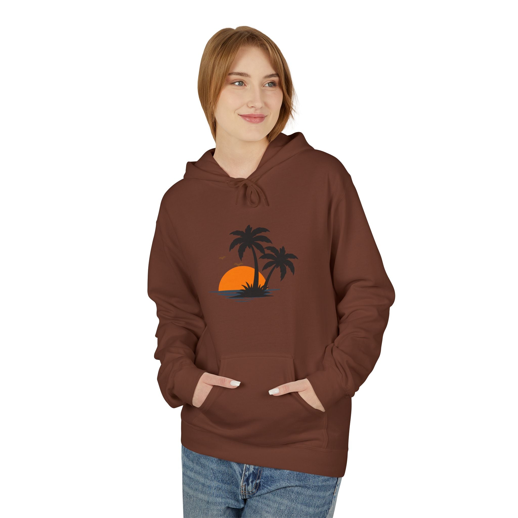 Mens Midweight Softstyle Fleece Hoodie