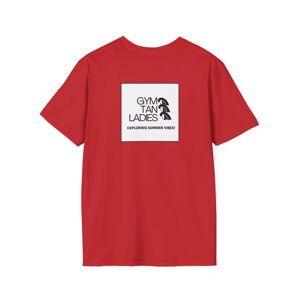 Womens Gym Tan T-Shirt Graphic Tee