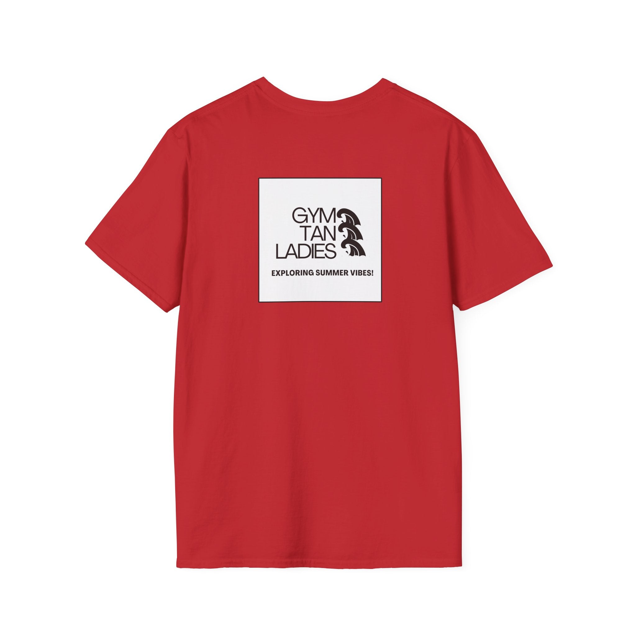 Womens Gym Tan T-Shirt Graphic Tee
