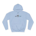 Gym Nerd Hoodie — Minimal Dumbbell College Sweatshirt