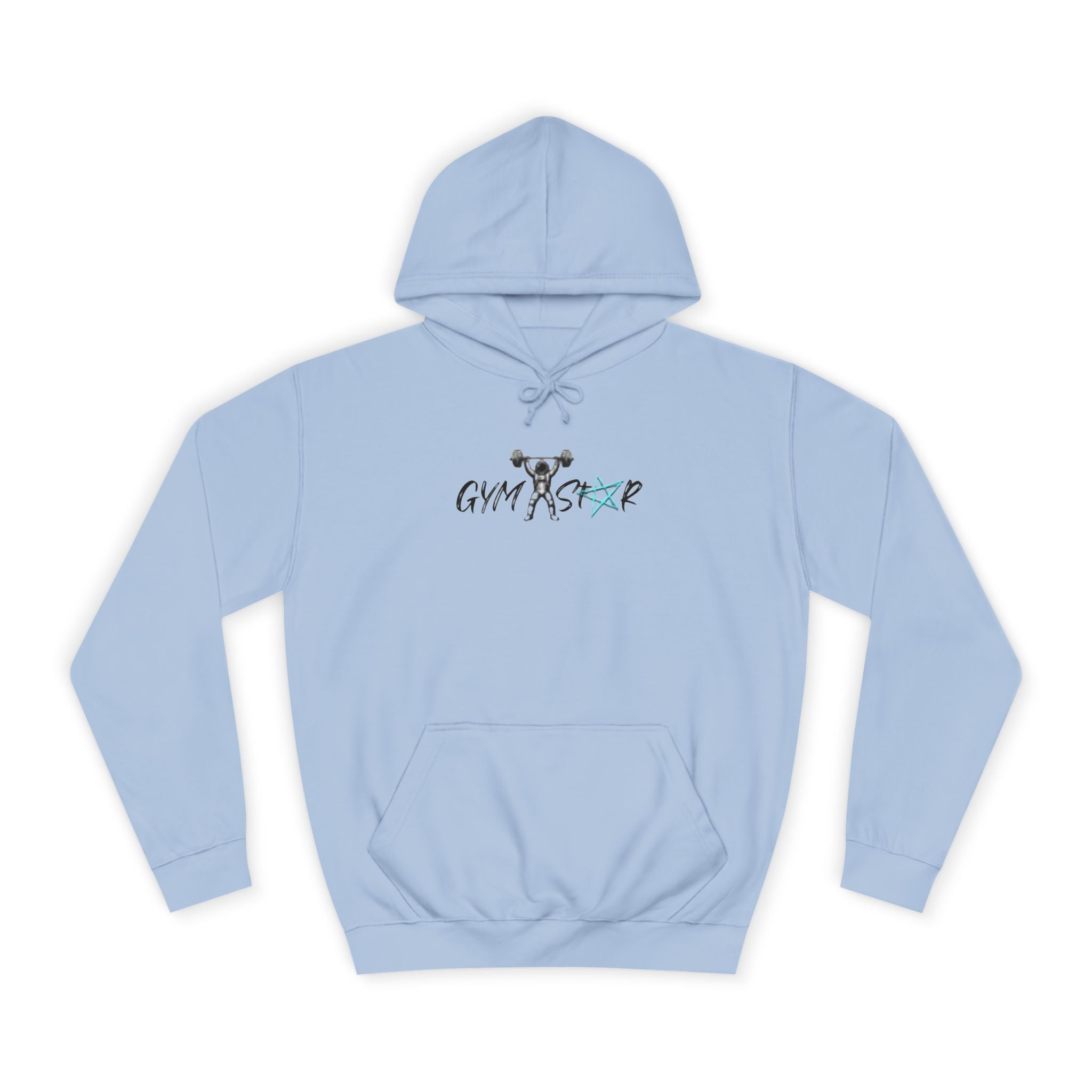Gym Nerd Hoodie — Minimal Dumbbell College Sweatshirt