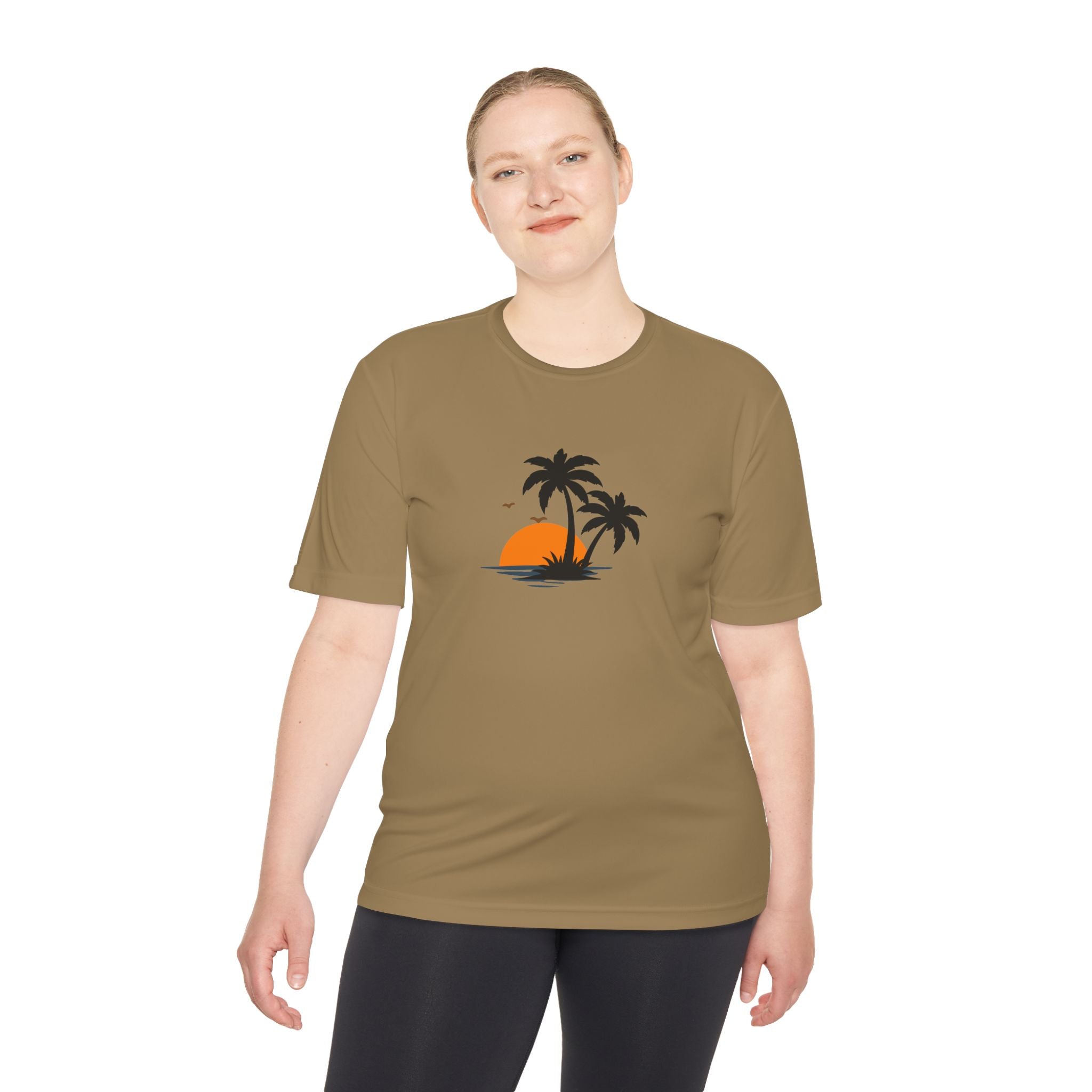 Summer Vibes Palm Tee — "Exploring Summer Vibes" Moisture-Wicking Shirt