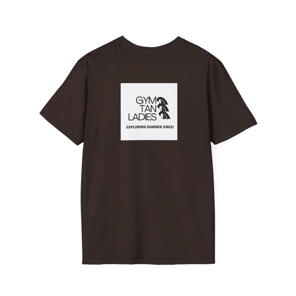 Womens Gym Tan T-Shirt Graphic Tee