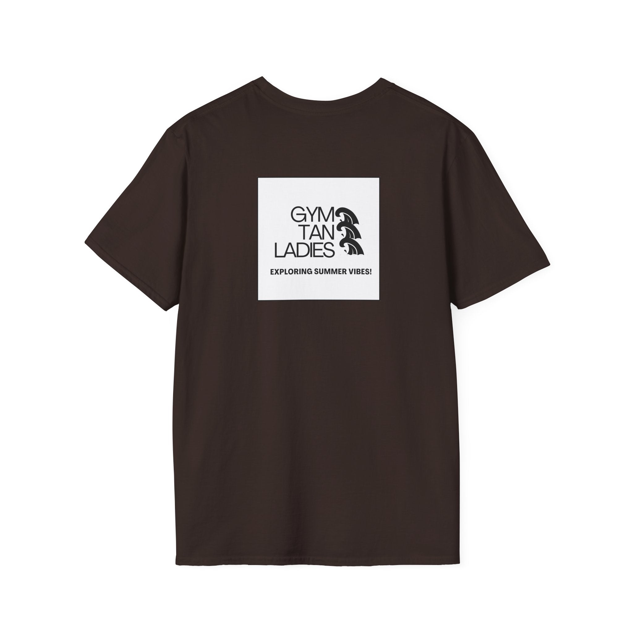 Womens Gym Tan T-Shirt Graphic Tee