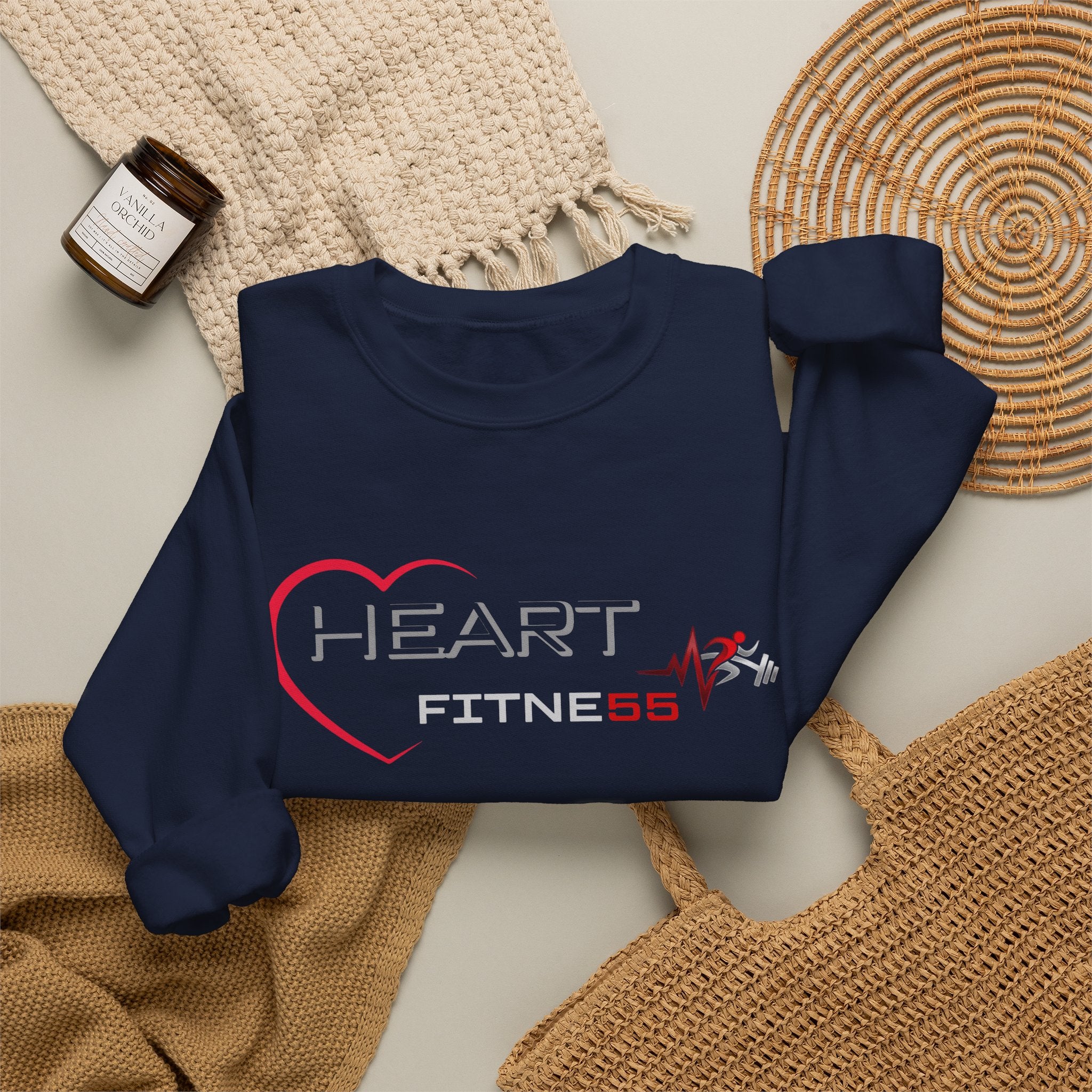 Women's (Heart Fitne55) Heavy Blend™ Crewneck Sweatshirt