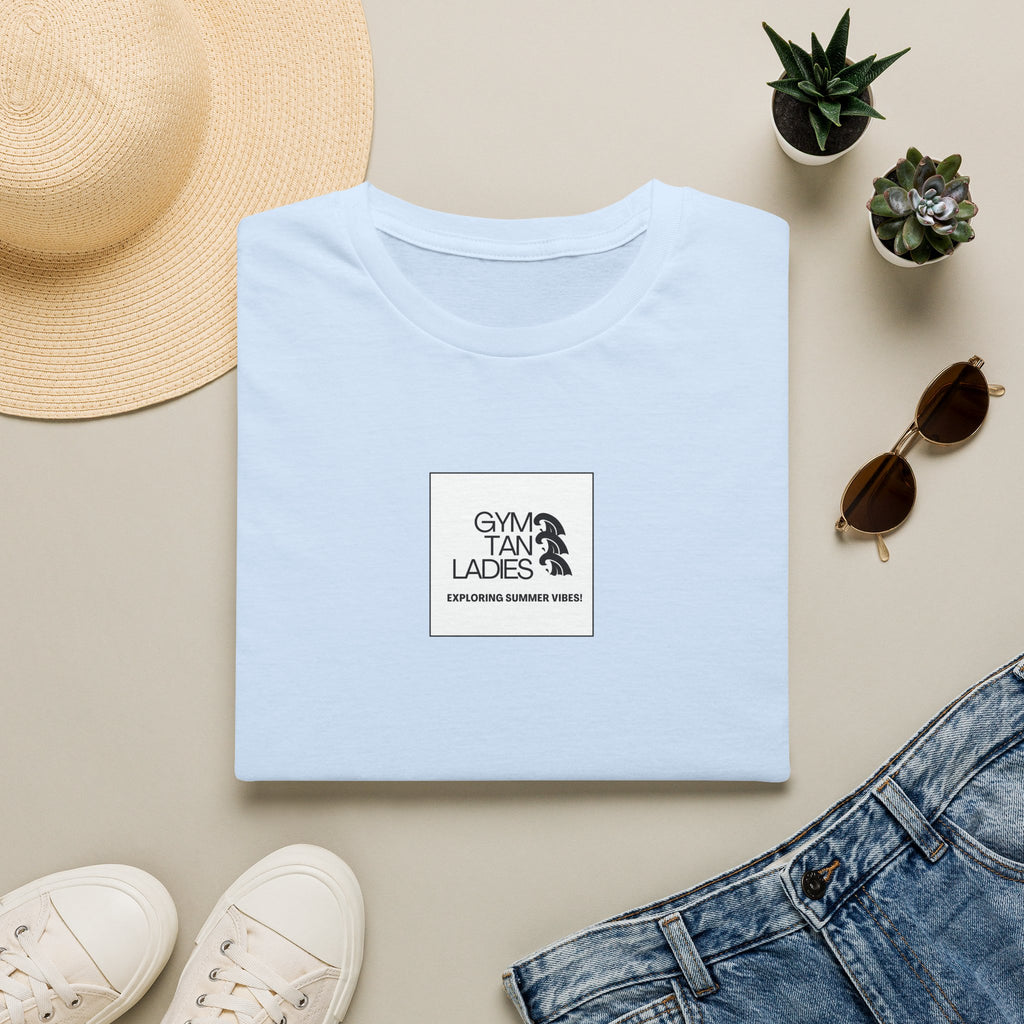 Womens Gym Tan T-Shirt Graphic Tee