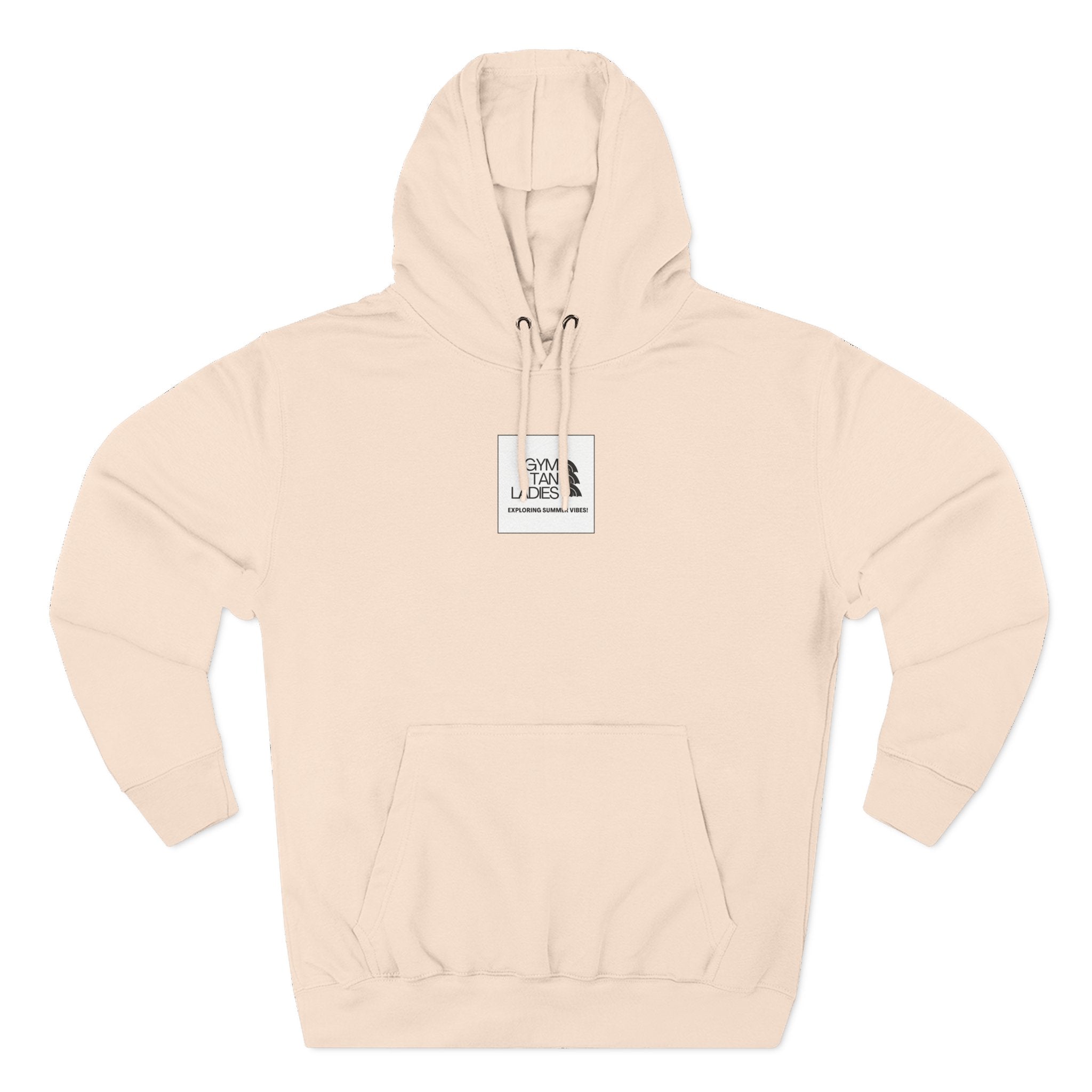 Gym Tan Ladies Hoodie — 'Exploring Summer Vibes' Graphic Pullover
