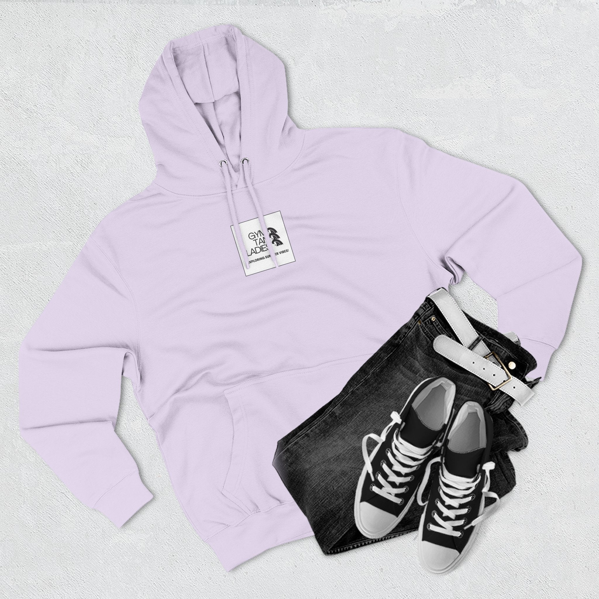 Gym Tan Ladies Hoodie — 'Exploring Summer Vibes' Graphic Pullover