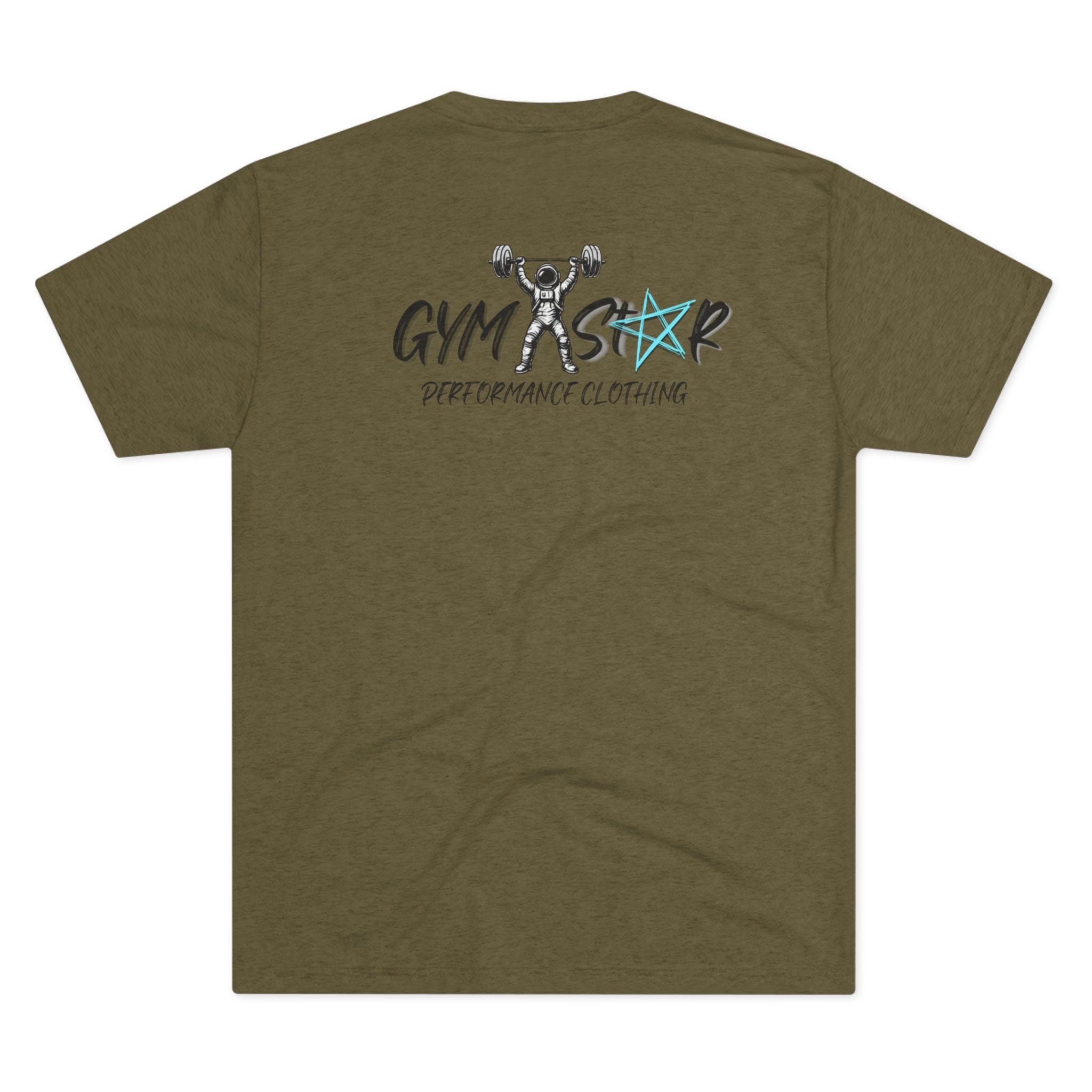 Astronaut Weightlifter Tee — Gym Star Performance Fitness Shirt