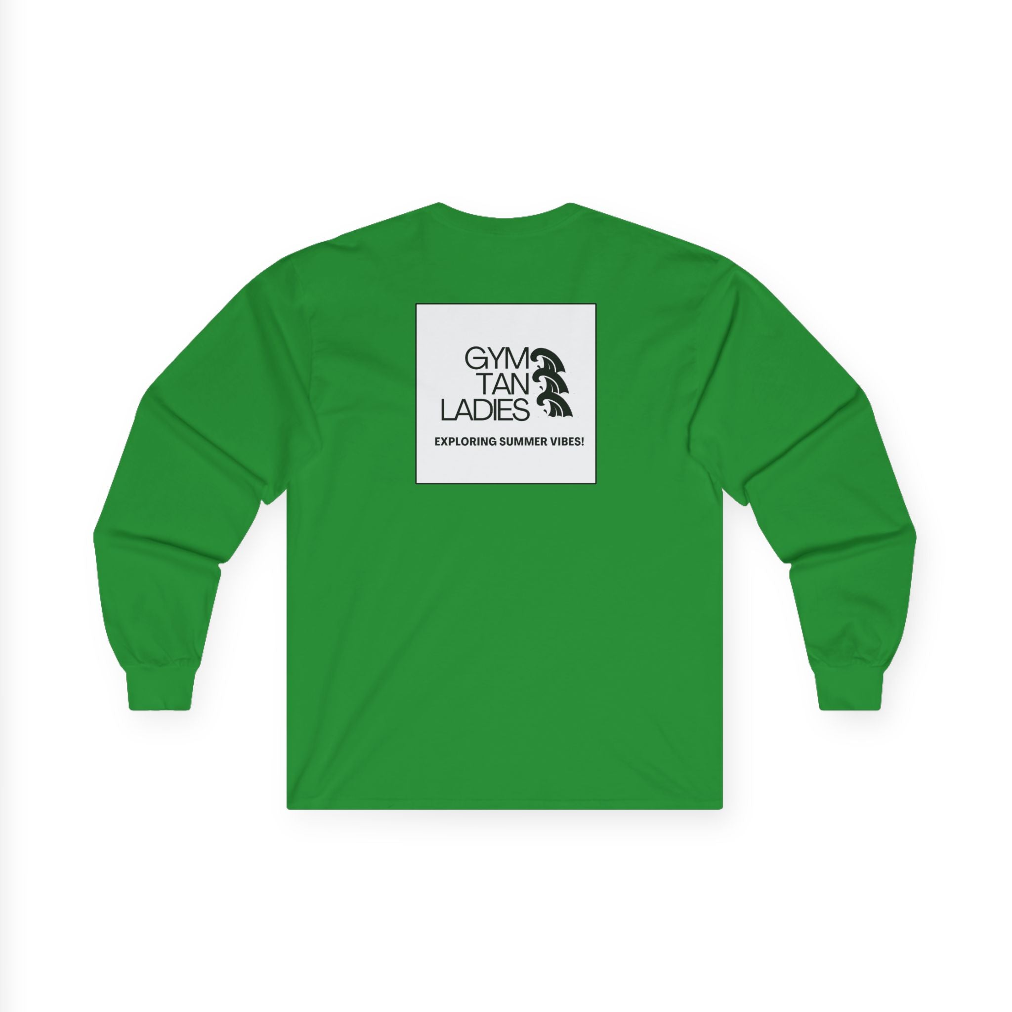 Gym Tan Long Sleeve Tee Logo Fitness Shirt