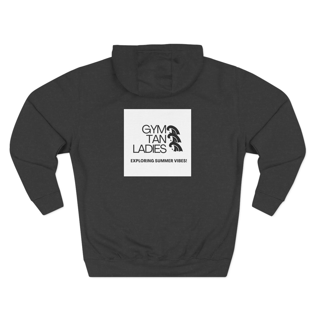 Gym Tan Ladies Hoodie — 'Exploring Summer Vibes' Graphic Pullover