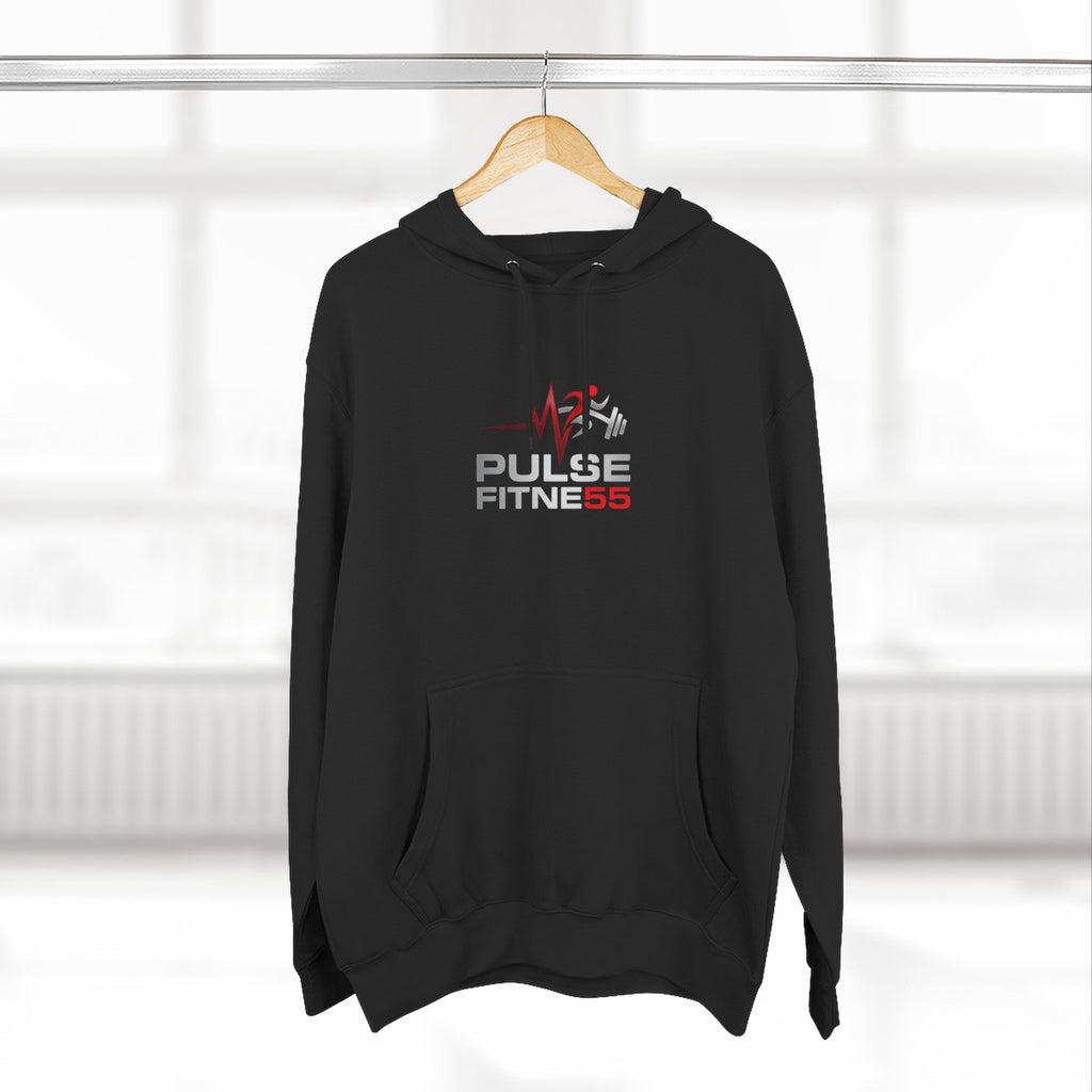 Sudadera con capucha Pulse Fitness 55 - Sudadera polar con logo de gimnasio