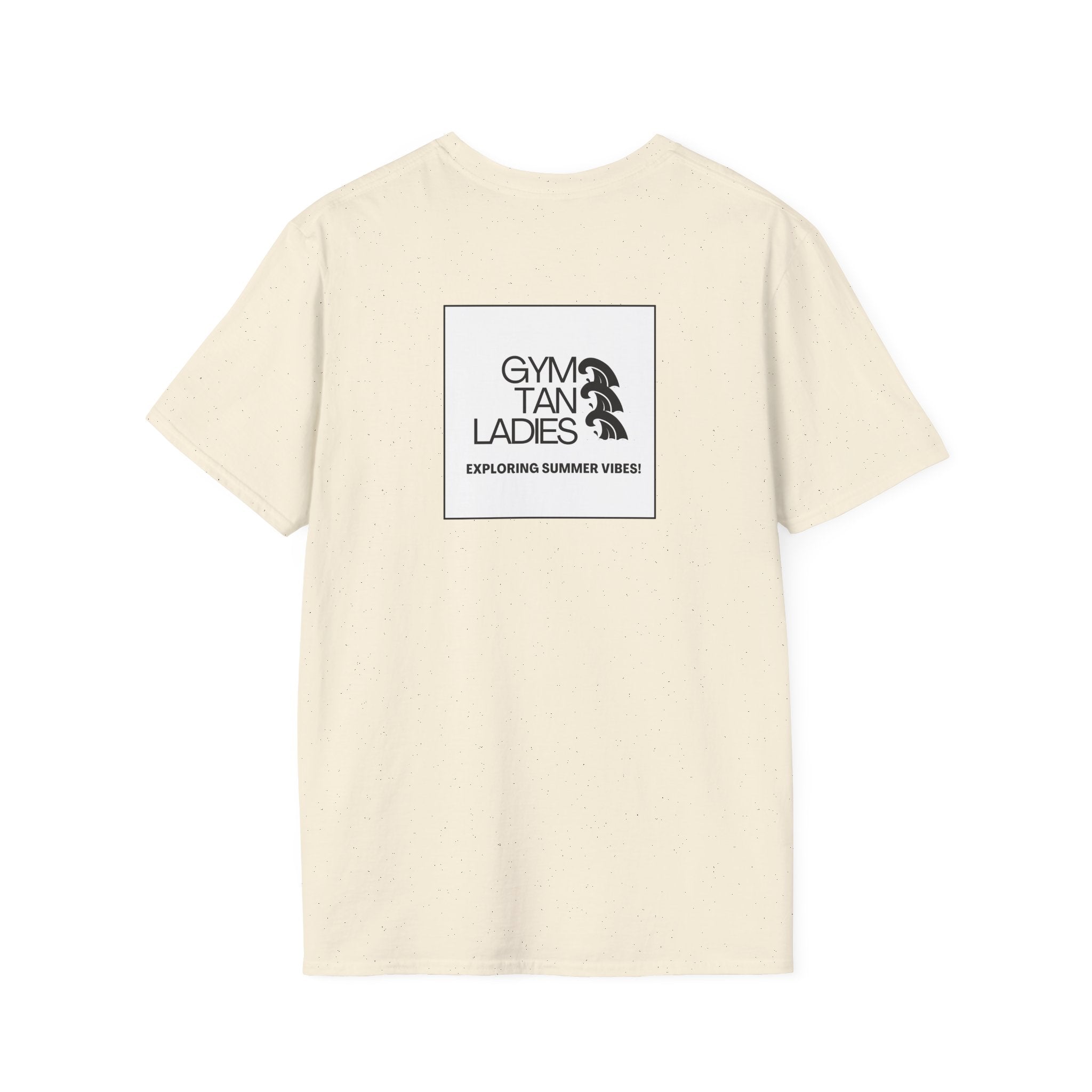 Womens Gym Tan T-Shirt Graphic Tee