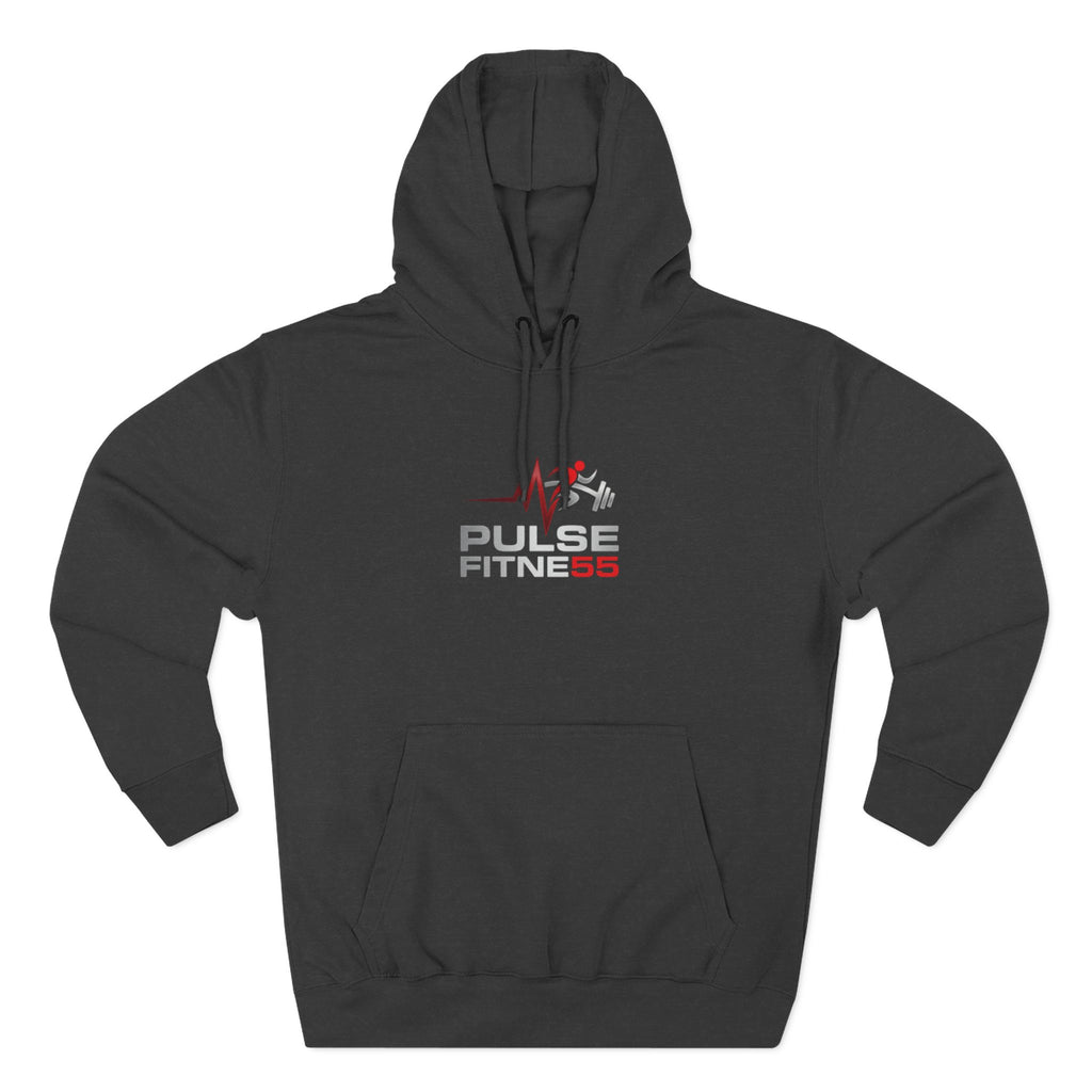 Sudadera con capucha Pulse Fitness 55 - Sudadera polar con logo de gimnasio