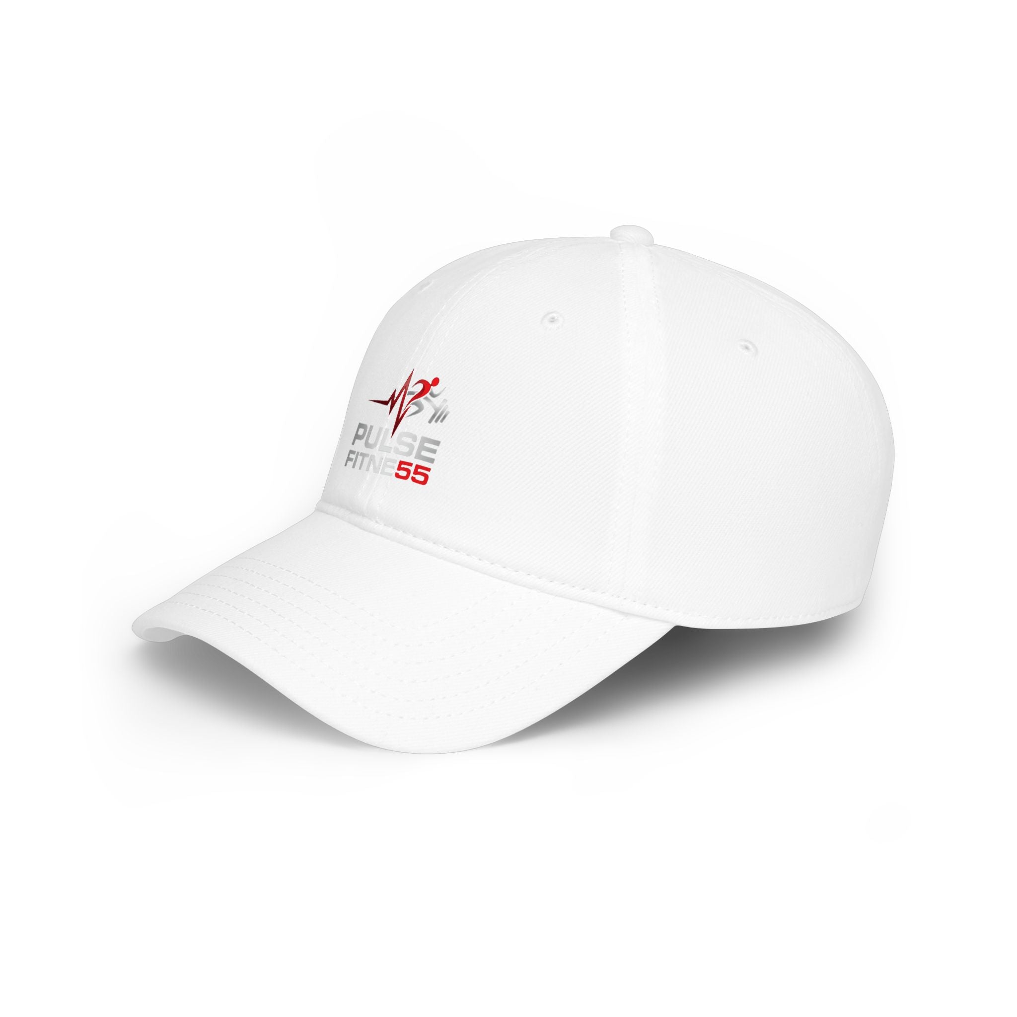 Pulse Fitness Low Profile Baseball Cap — Embroidered Gym Hat