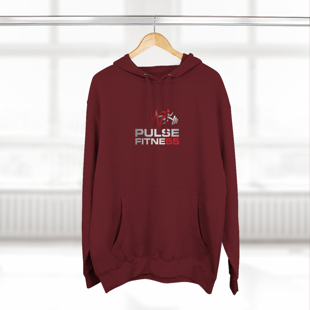Sudadera con capucha Pulse Fitness 55 - Sudadera polar con logo de gimnasio