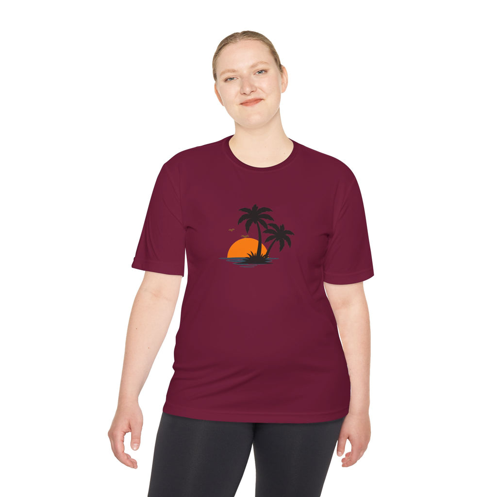Summer Vibes Palm Tee — "Exploring Summer Vibes" Moisture-Wicking Shirt