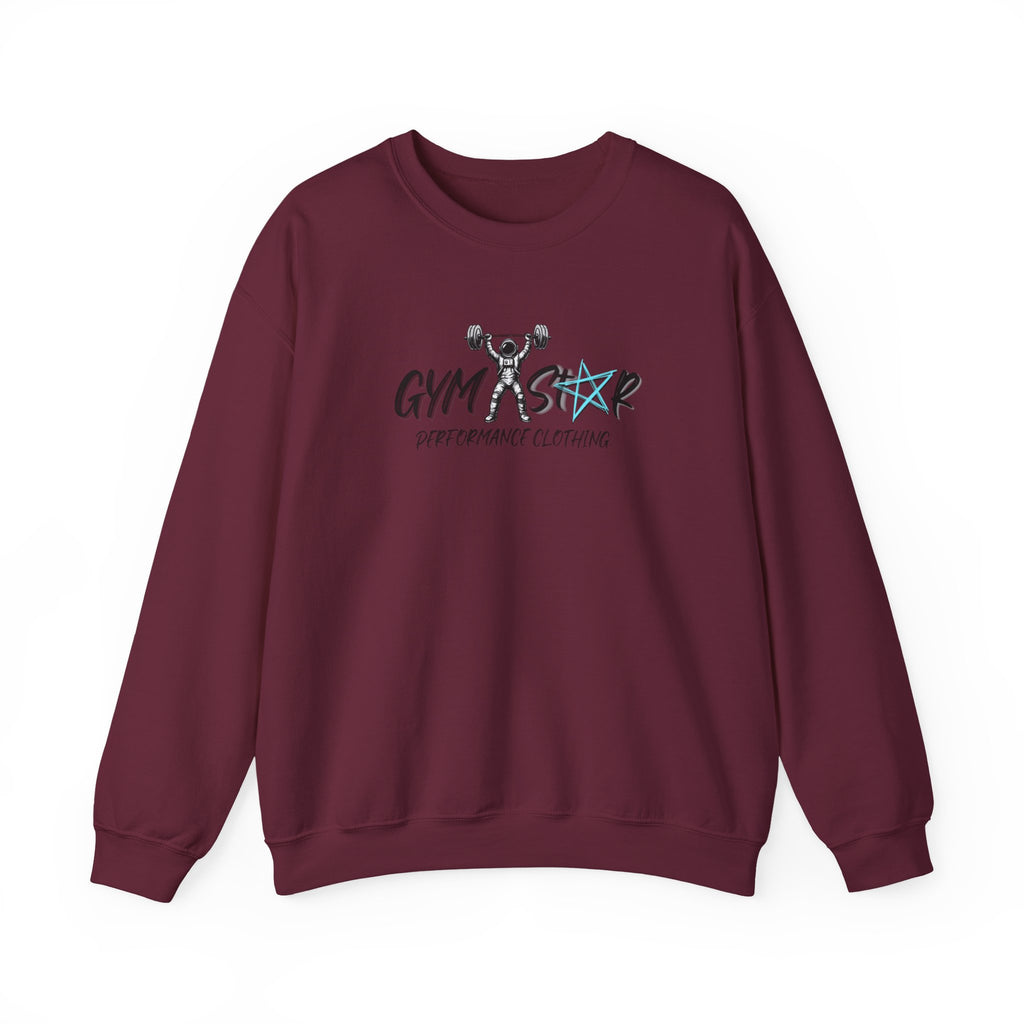 Gym Star Crewneck Sweatshirt – 'Gym Star Performance Clothing' Athletic Pullover
