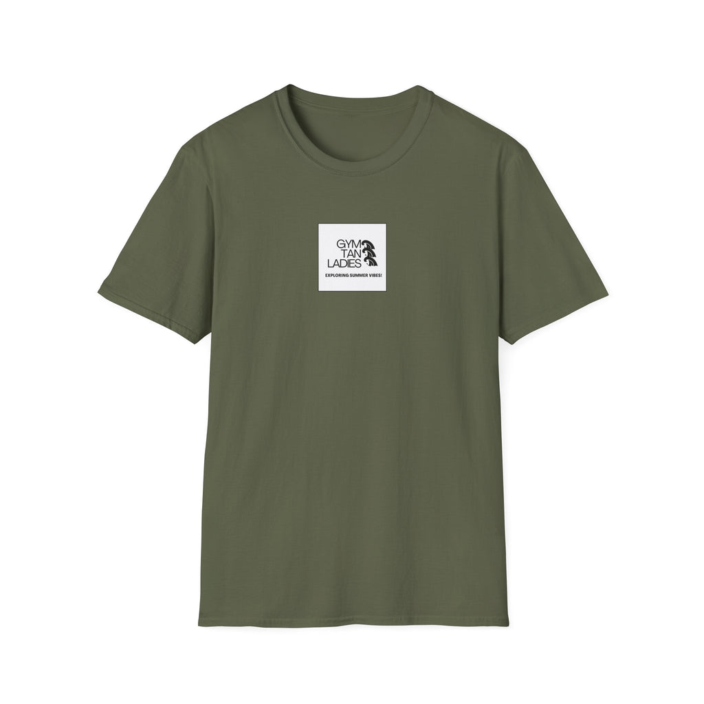 Womens Gym Tan T-Shirt Graphic Tee