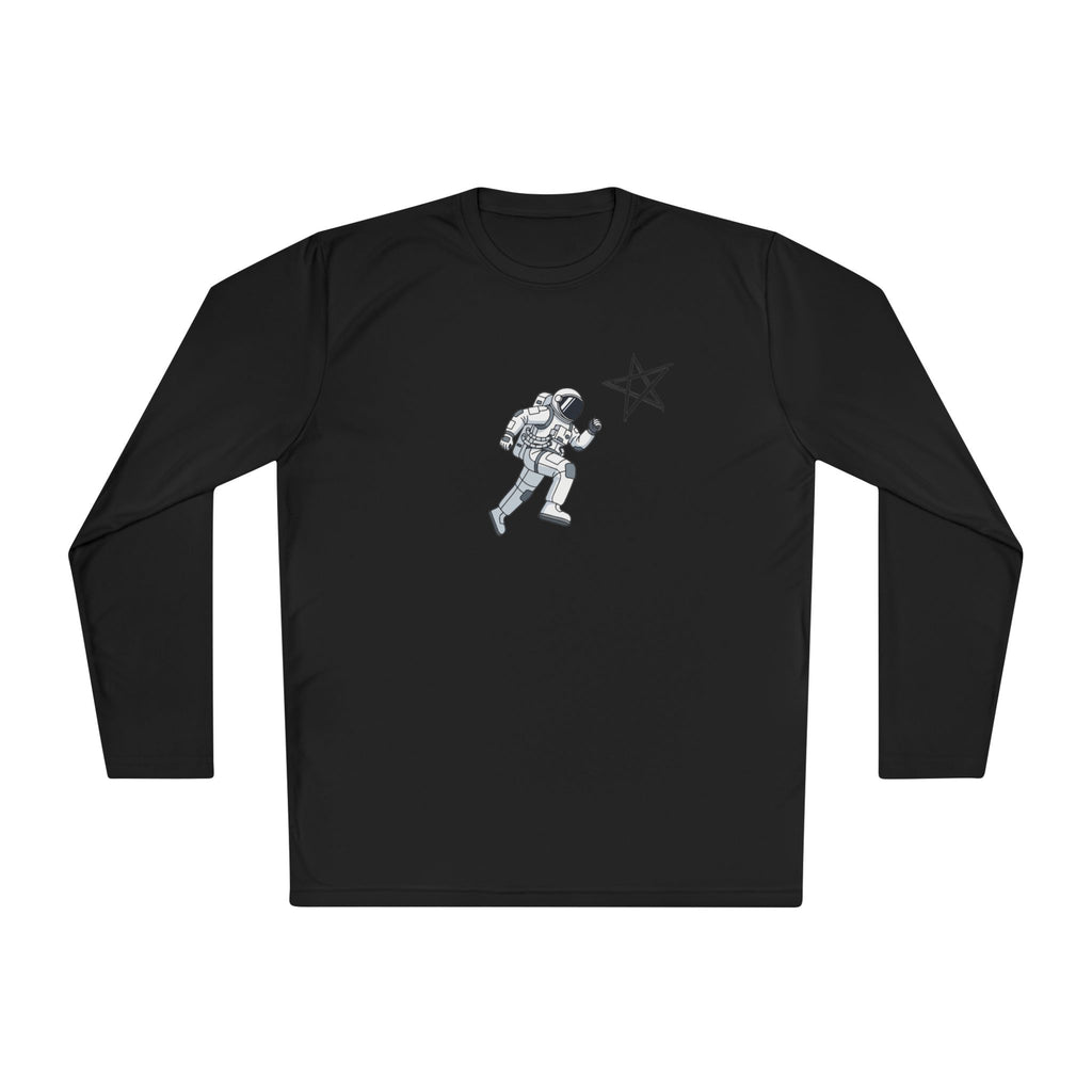 Astronaut Star Long Sleeve Tee — 'GinaStar' Graphic Performance Tee