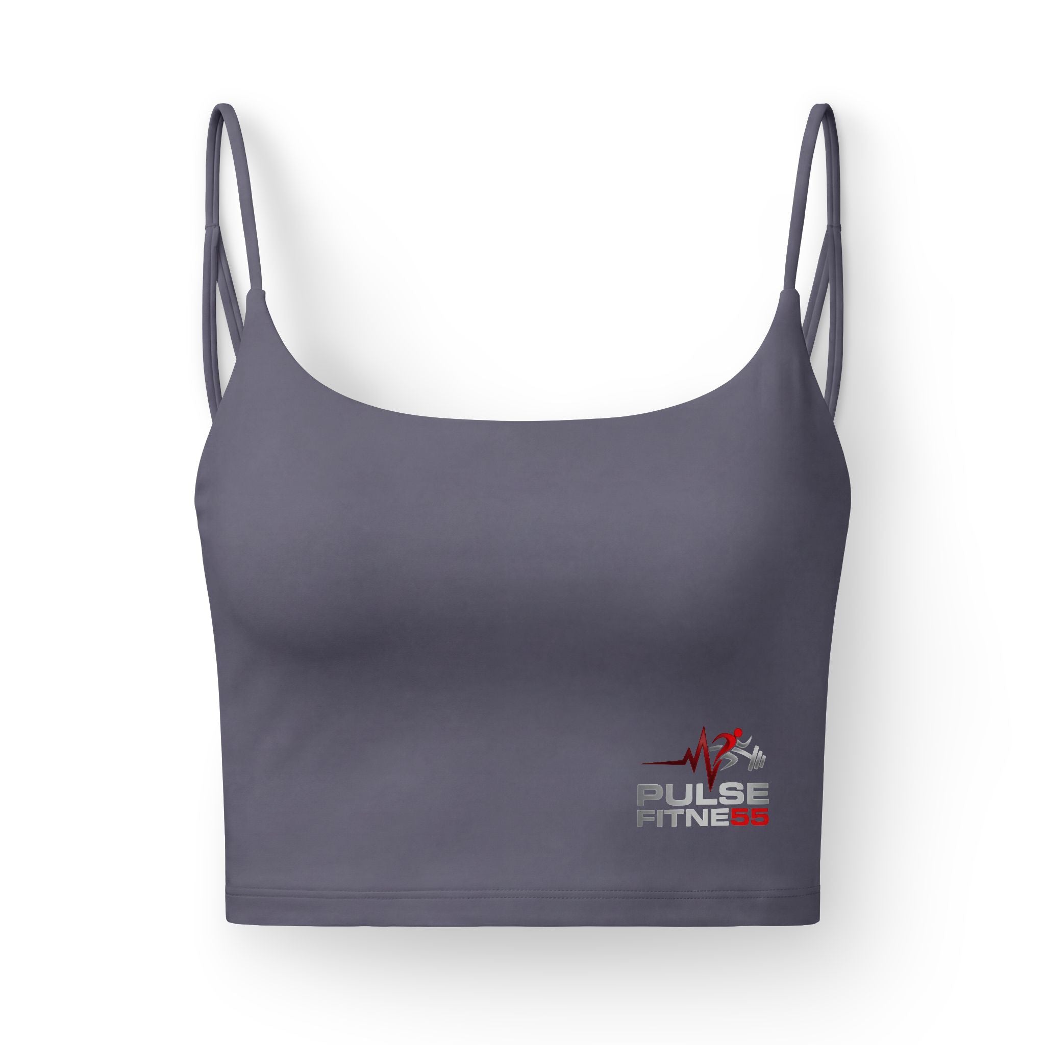 Pulse Fitness Women's Luxe Sports Bra - Strappy Crop Top for Workouts