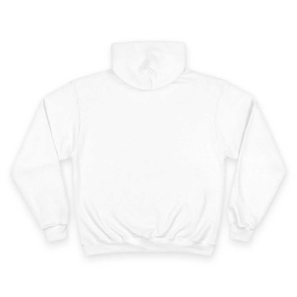 Womens Champion Hoodie — Minimal Fitness Hoodie with Heartbeat & Barbell Graphic