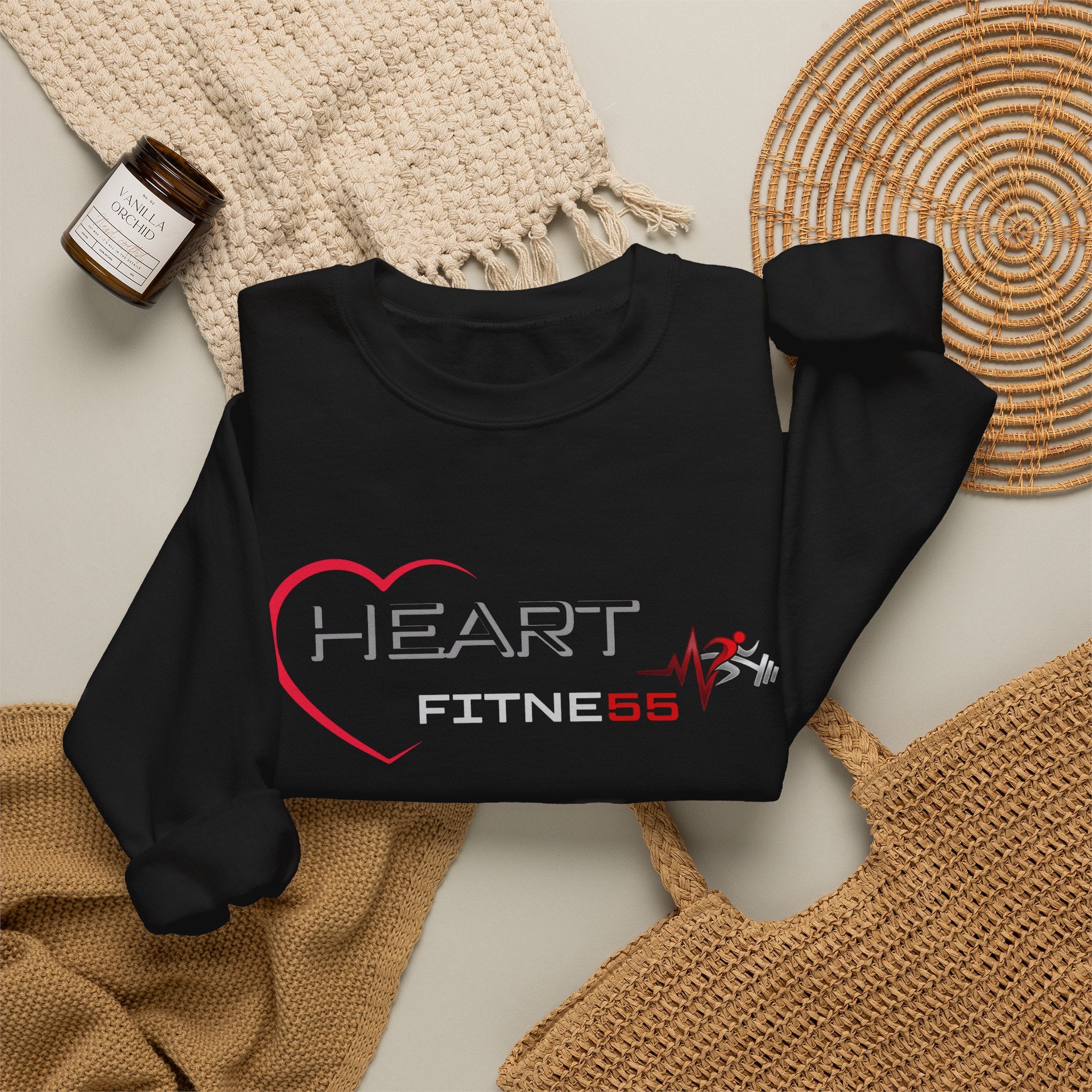 Women's (Heart Fitne55) Heavy Blend™ Crewneck Sweatshirt