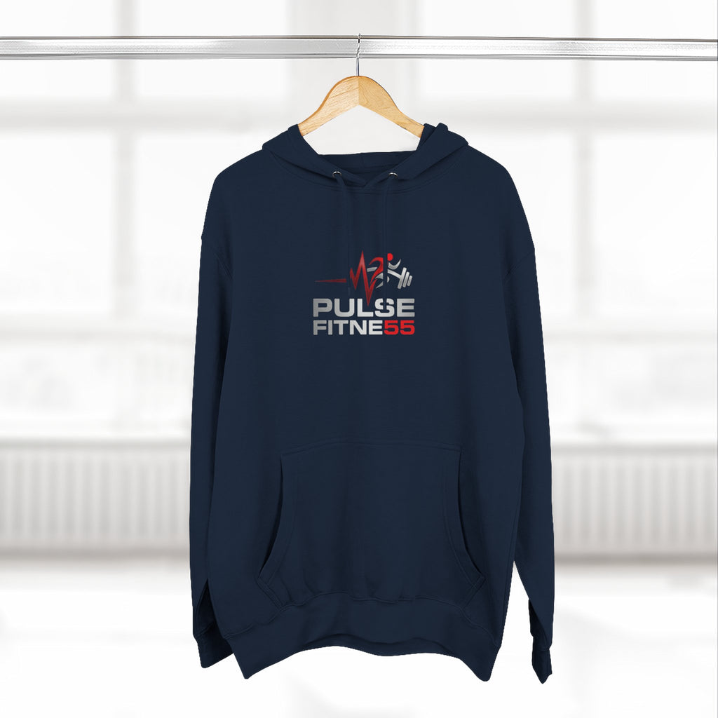 Sudadera con capucha Pulse Fitness 55 - Sudadera polar con logo de gimnasio
