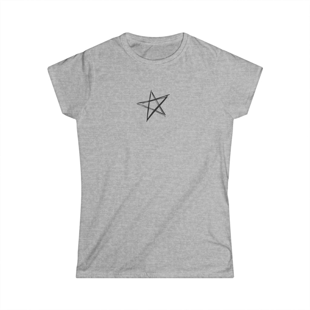 Gymnast Star Women's Tee — 'Gym Star' Logo Athletic Shirt