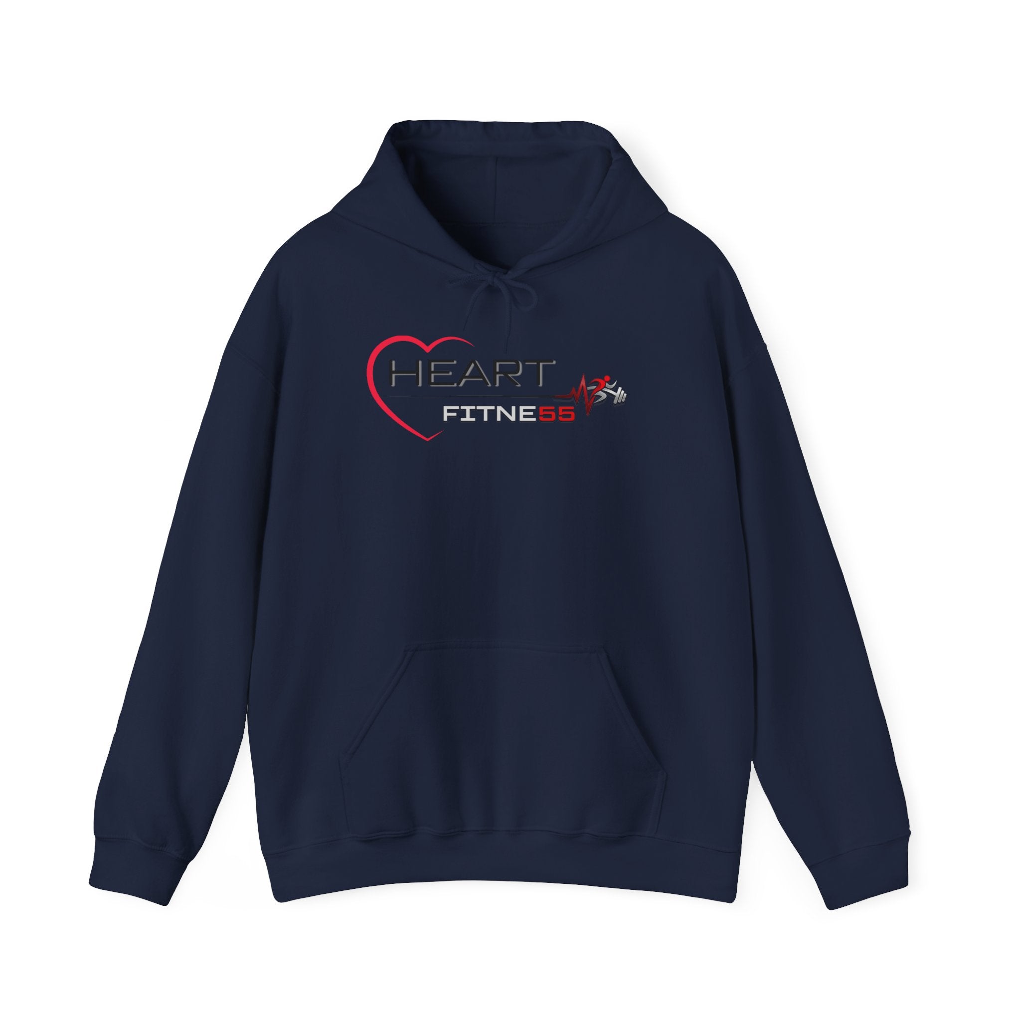 Heart Fitness Hoodie - Women's Heartbeat Gym Sweatshirt