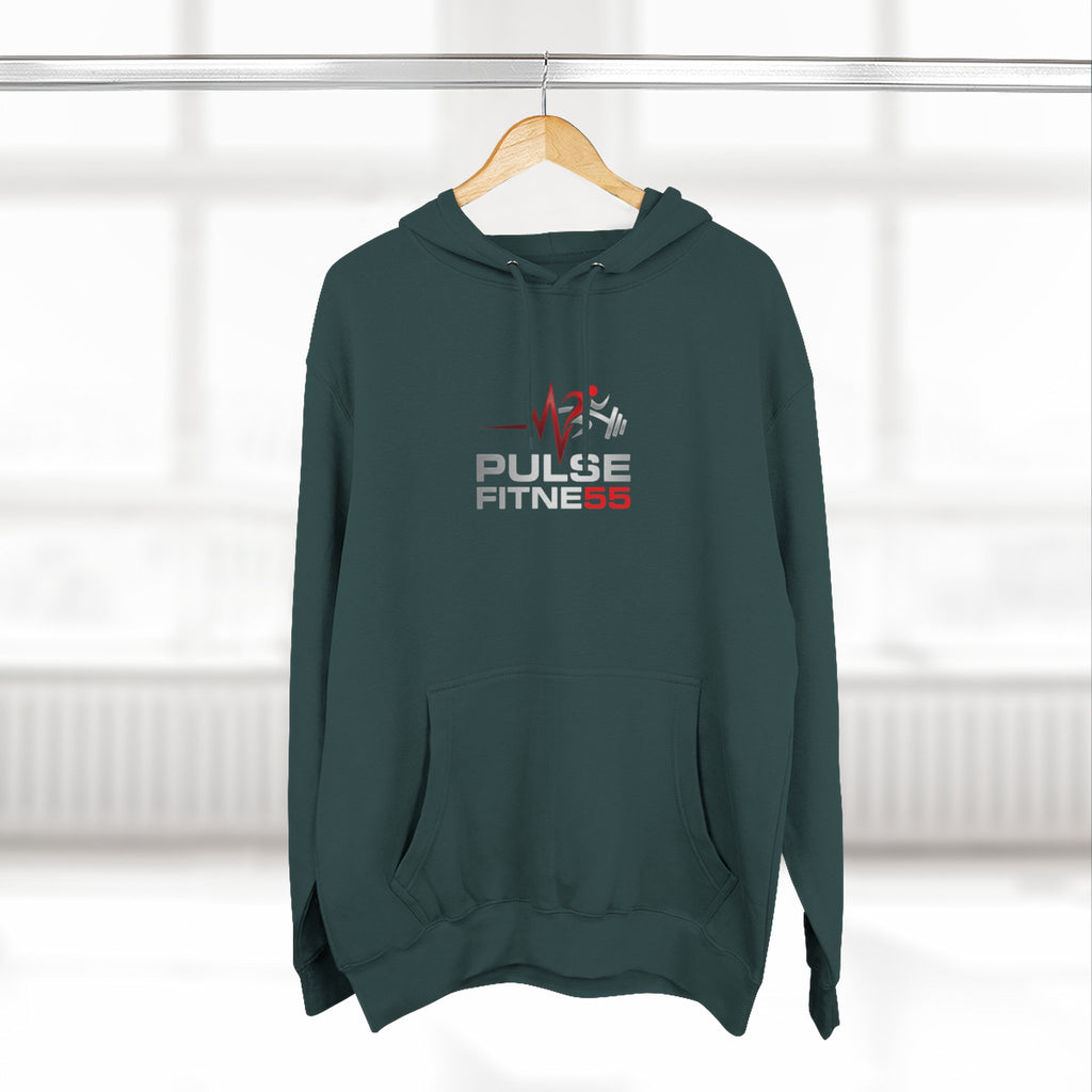 Sudadera con capucha Pulse Fitness 55 - Sudadera polar con logo de gimnasio
