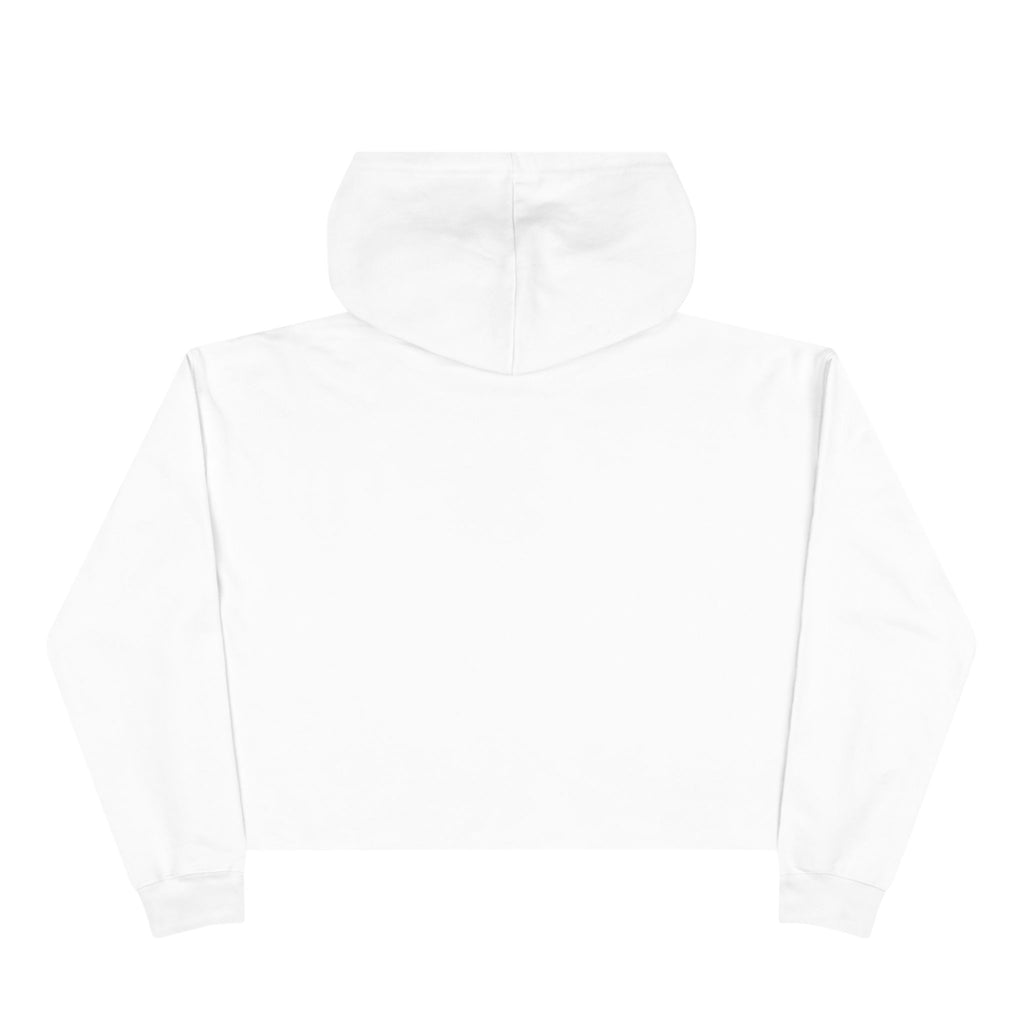 Pulse Fitness Crop Hoodie — Women's Gym Cropped Hoodie with Heartbeat Barbell Logo