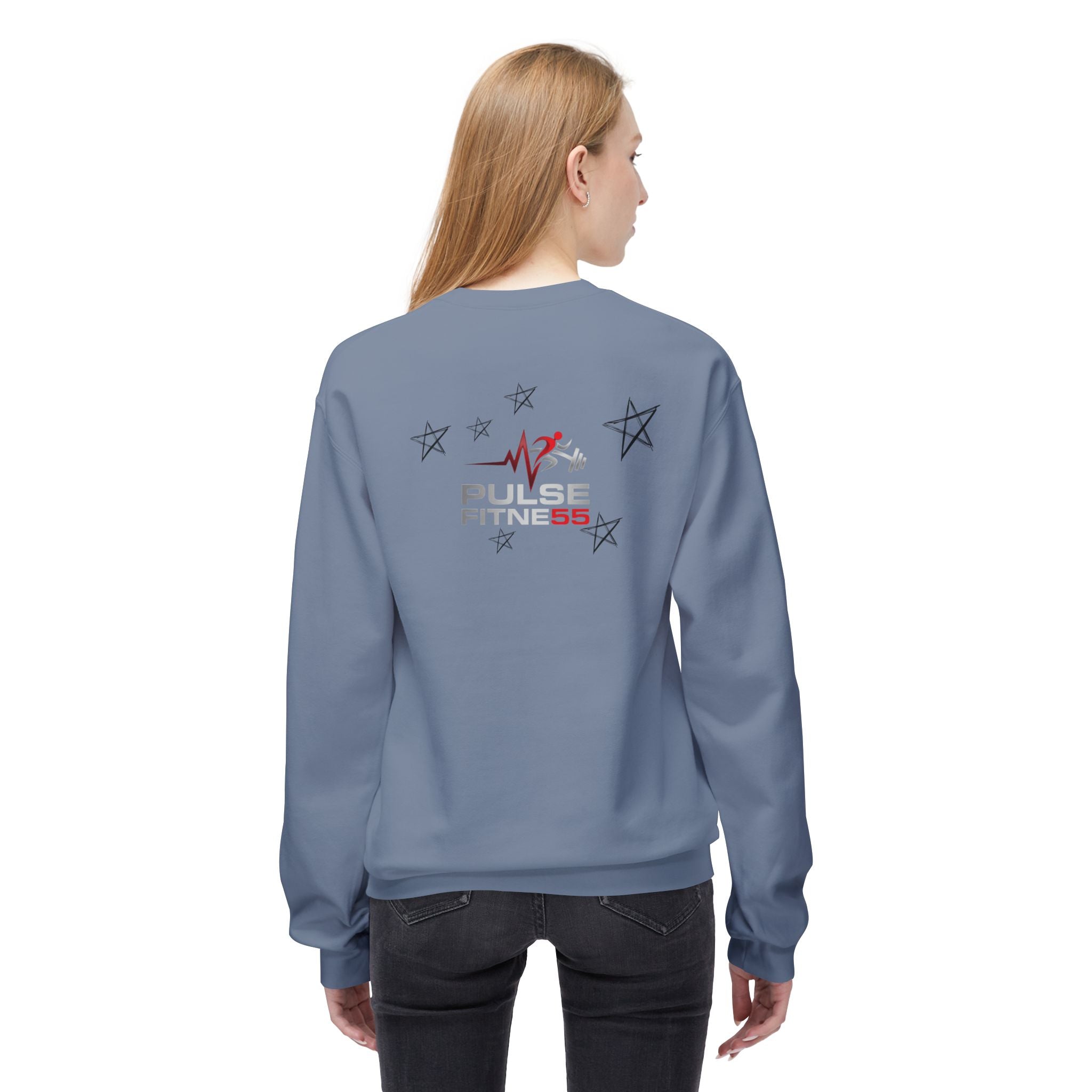 Sudadera de cuello redondo de vellón Softstyle de peso medio Performance